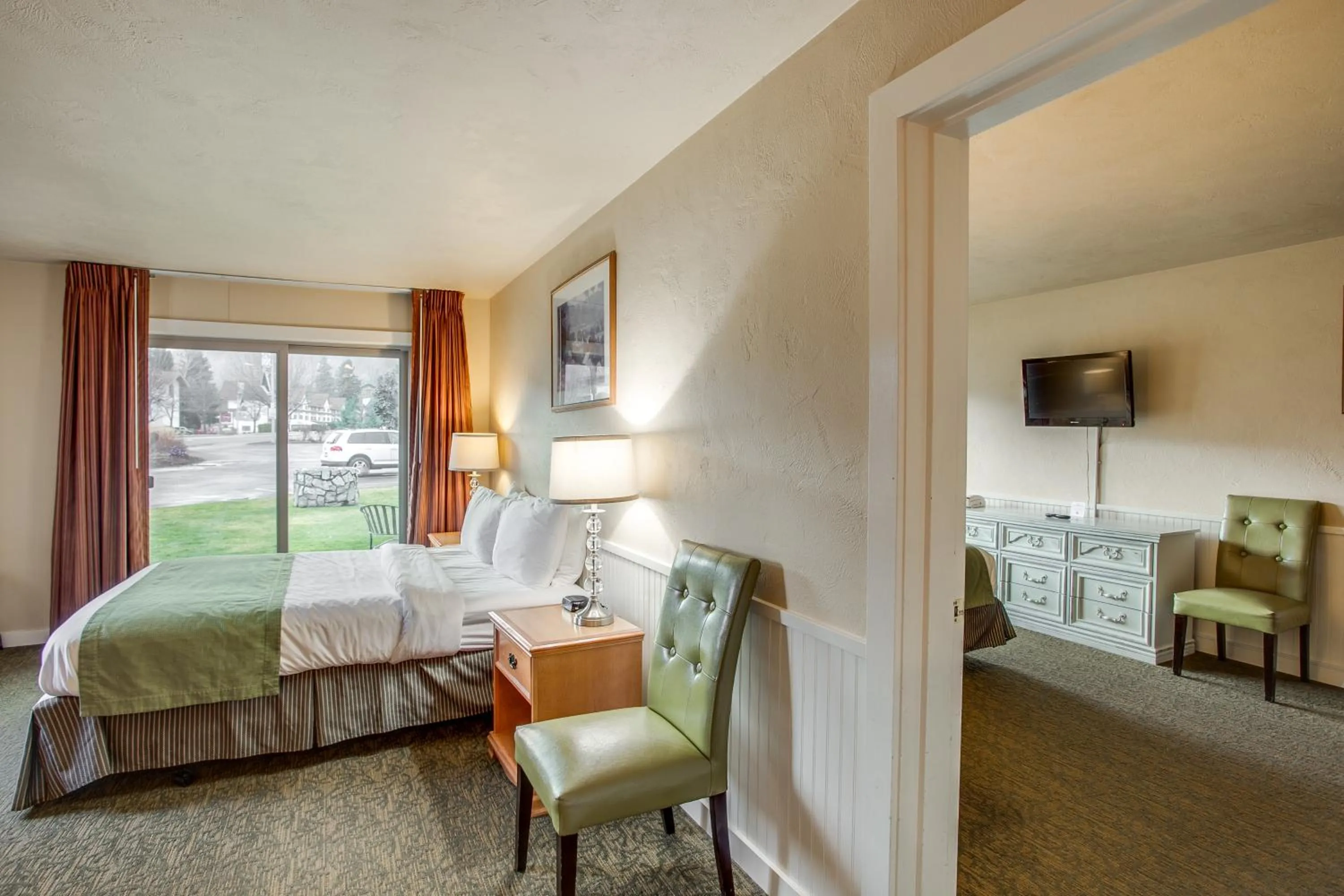 Bed in Der Ritterhof Inn