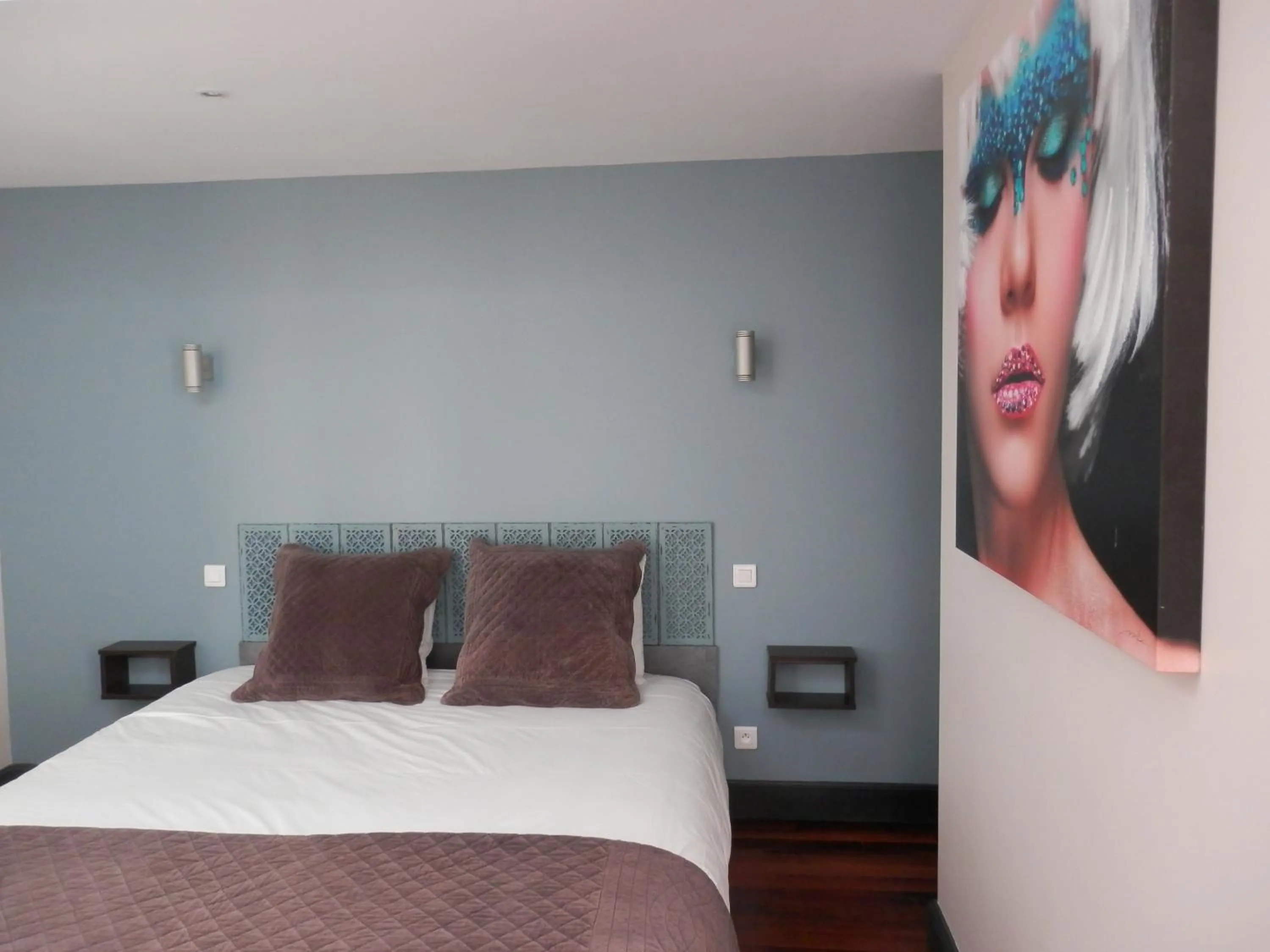 Bedroom, Bed in Appart-hôtel Chanzy / Angoulême