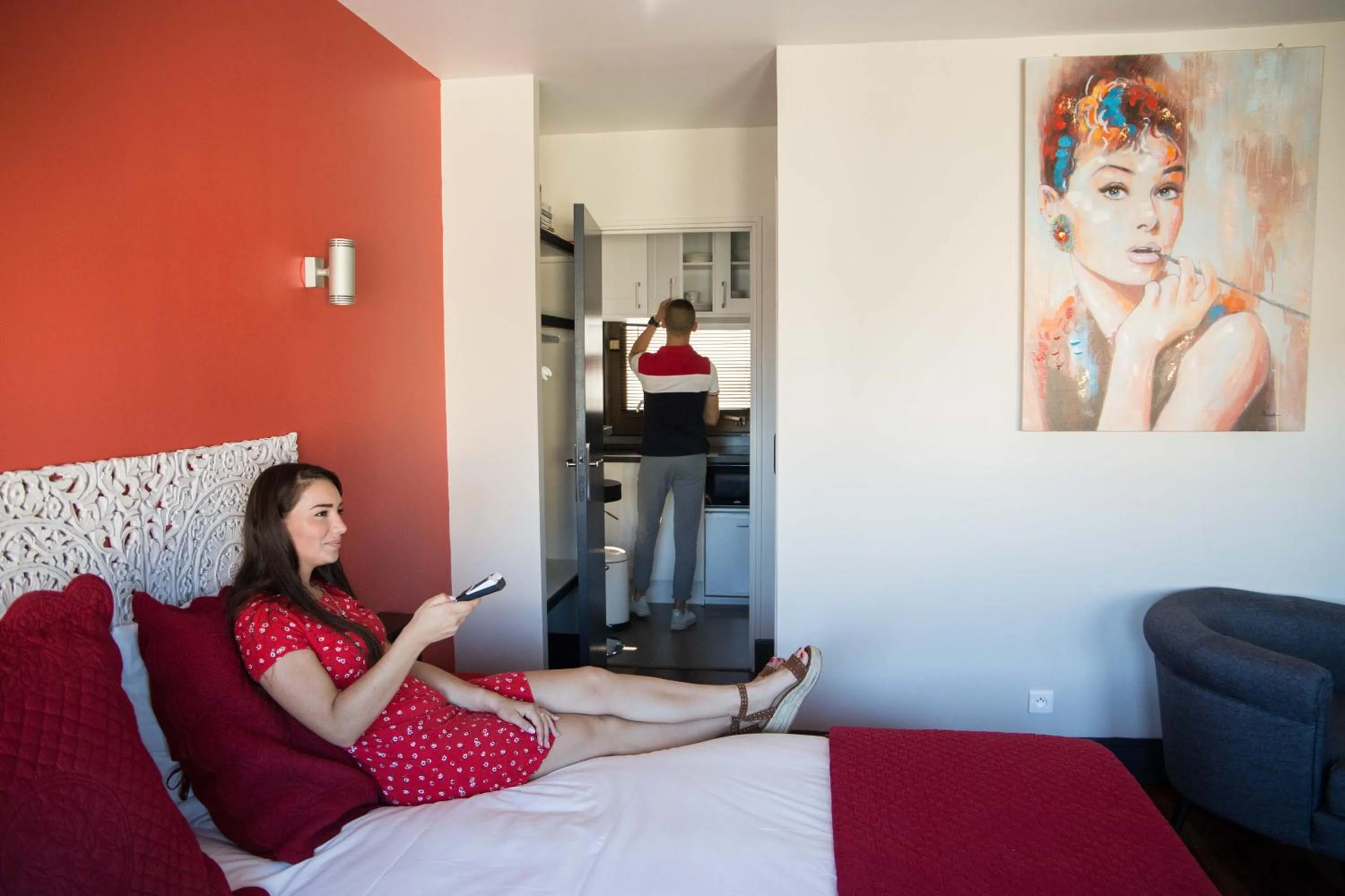 Photo of the whole room, Bed in Appart-hôtel Chanzy / Angoulême