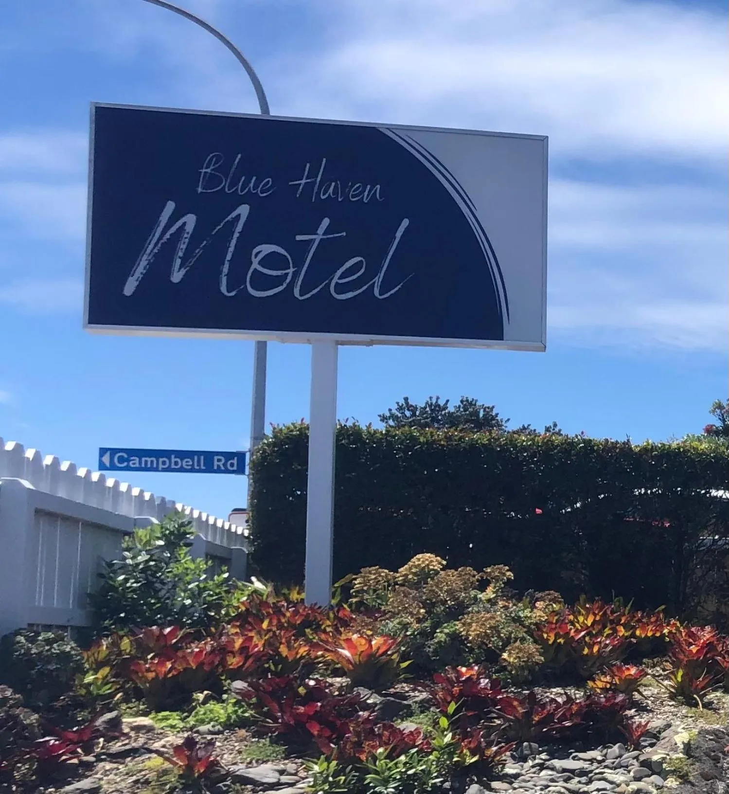 Logo/Certificate/Sign in Blue Haven Motel
