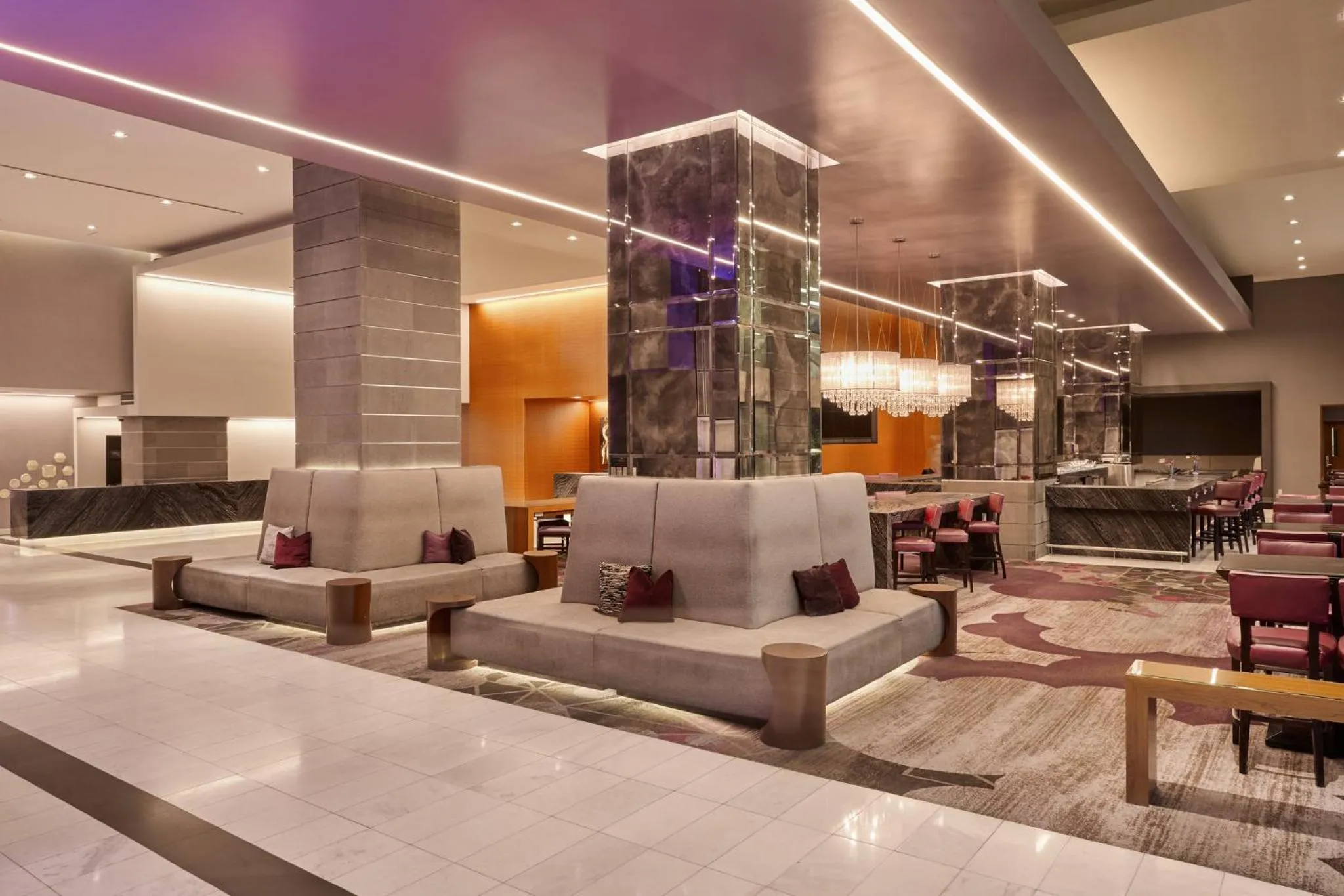 Lobby or reception in Loews Hollywood Hotel