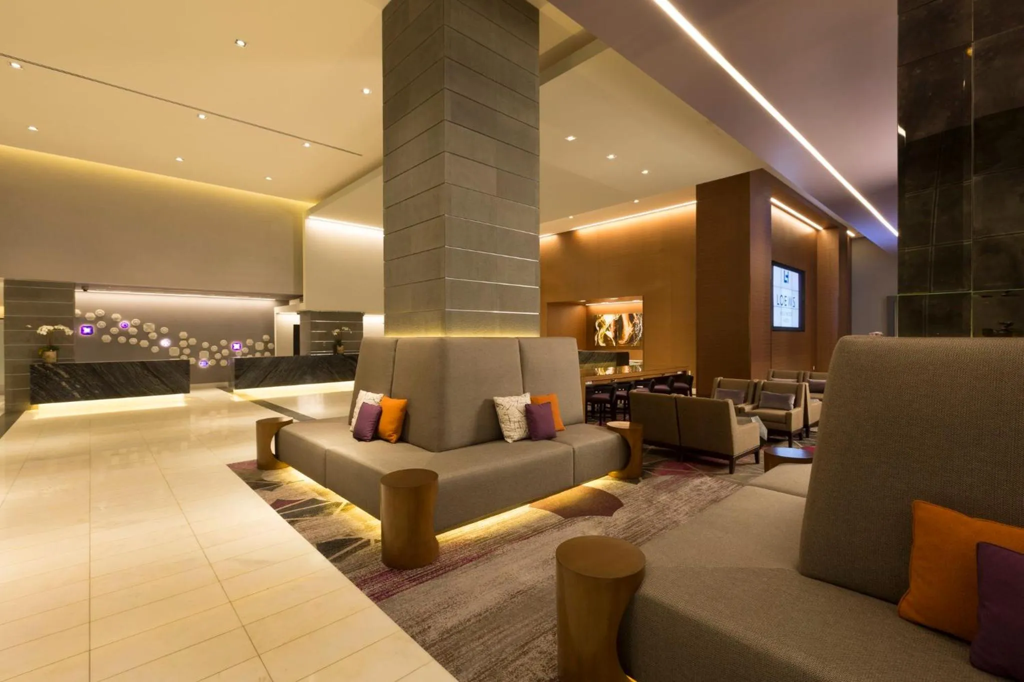 Lobby or reception in Loews Hollywood Hotel