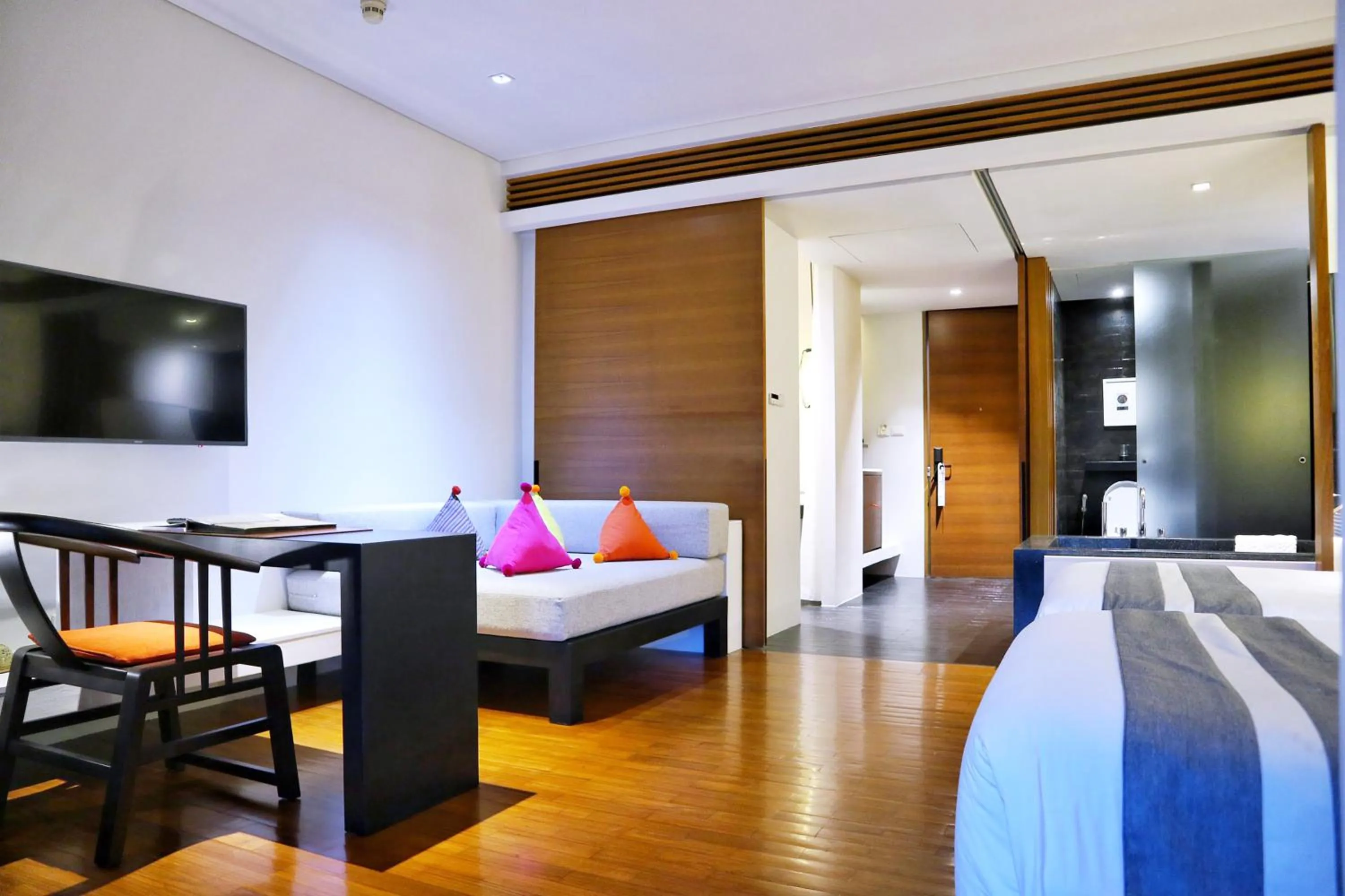Living room, Bed in Veranda High Resort Chiang Mai - MGallery Collection, Accor Hotel