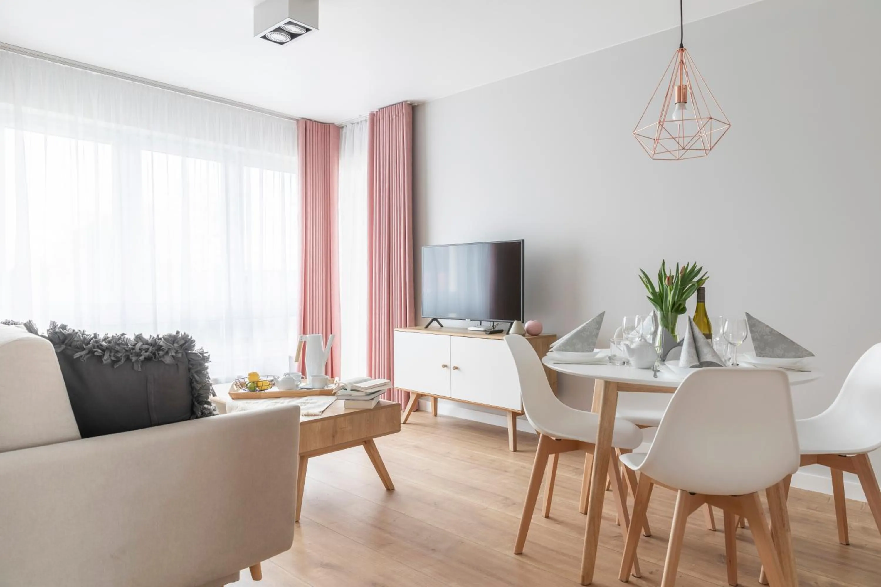 Living room in Kamienica Parkowa