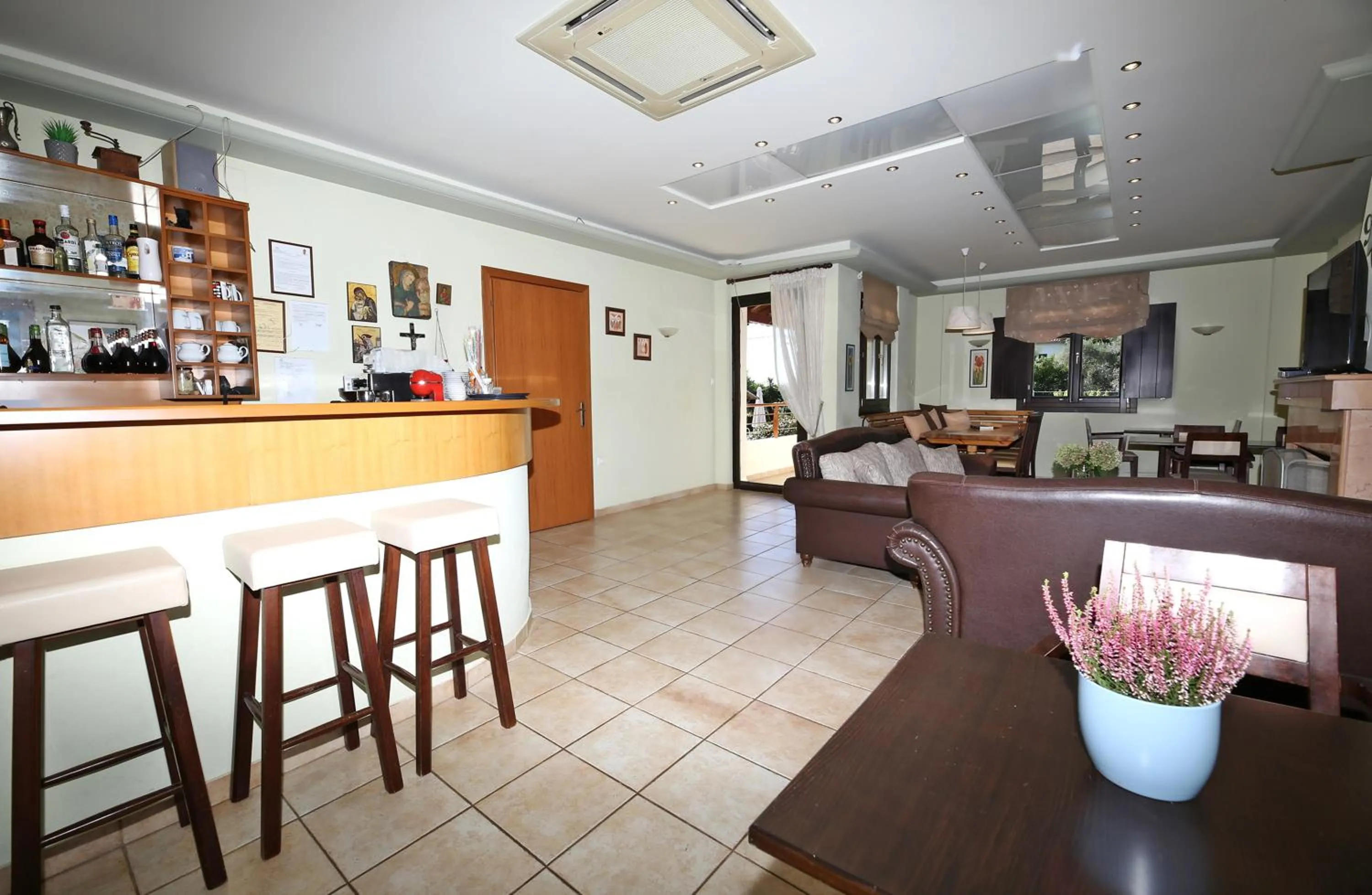 Living room in Palirria Hotel & Studios