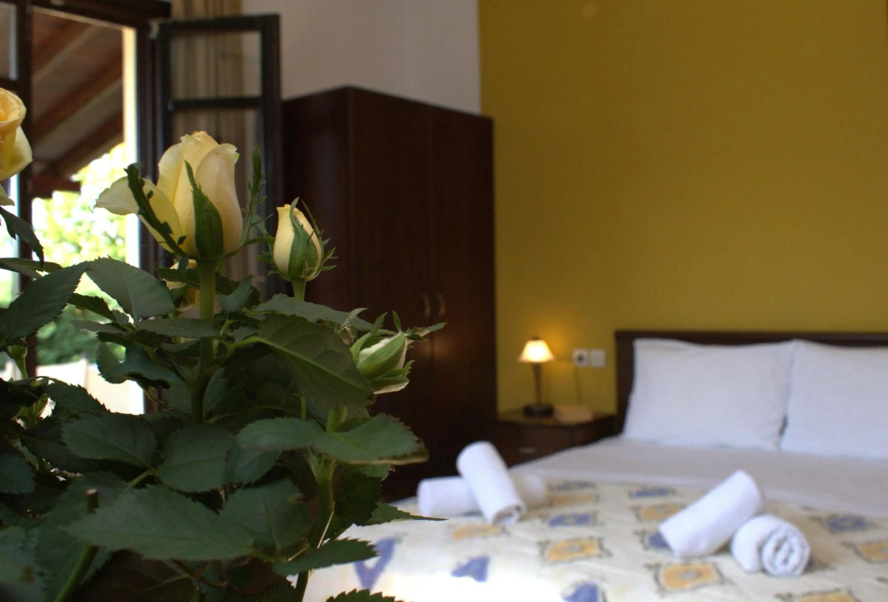 Bedroom, Bed in Palirria Hotel & Studios