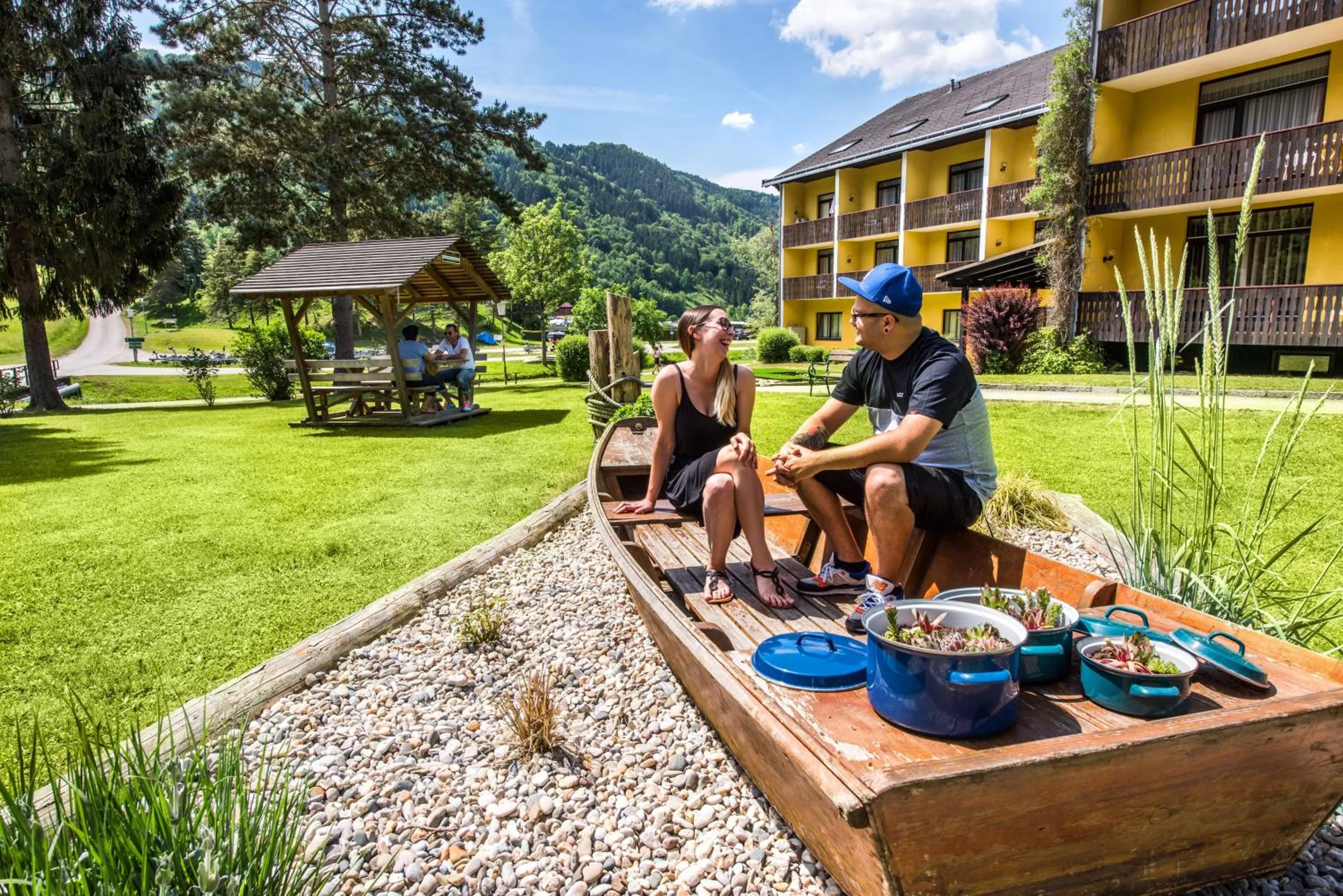 Property building in Riverresort Donauschlinge