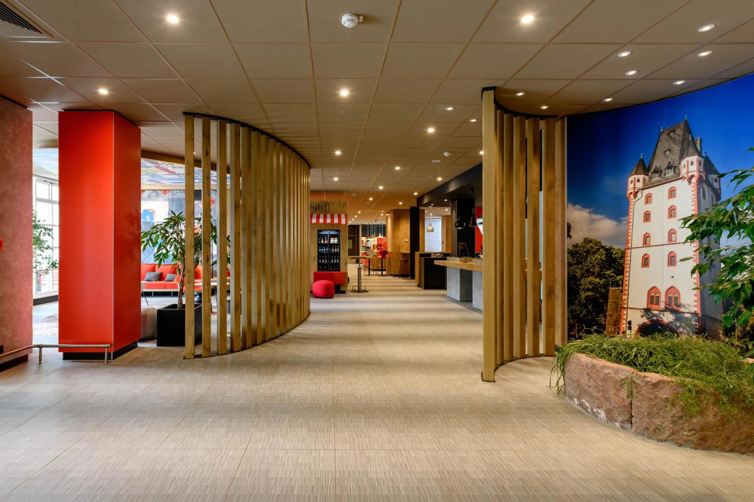 Lobby or reception in ibis Mainz City
