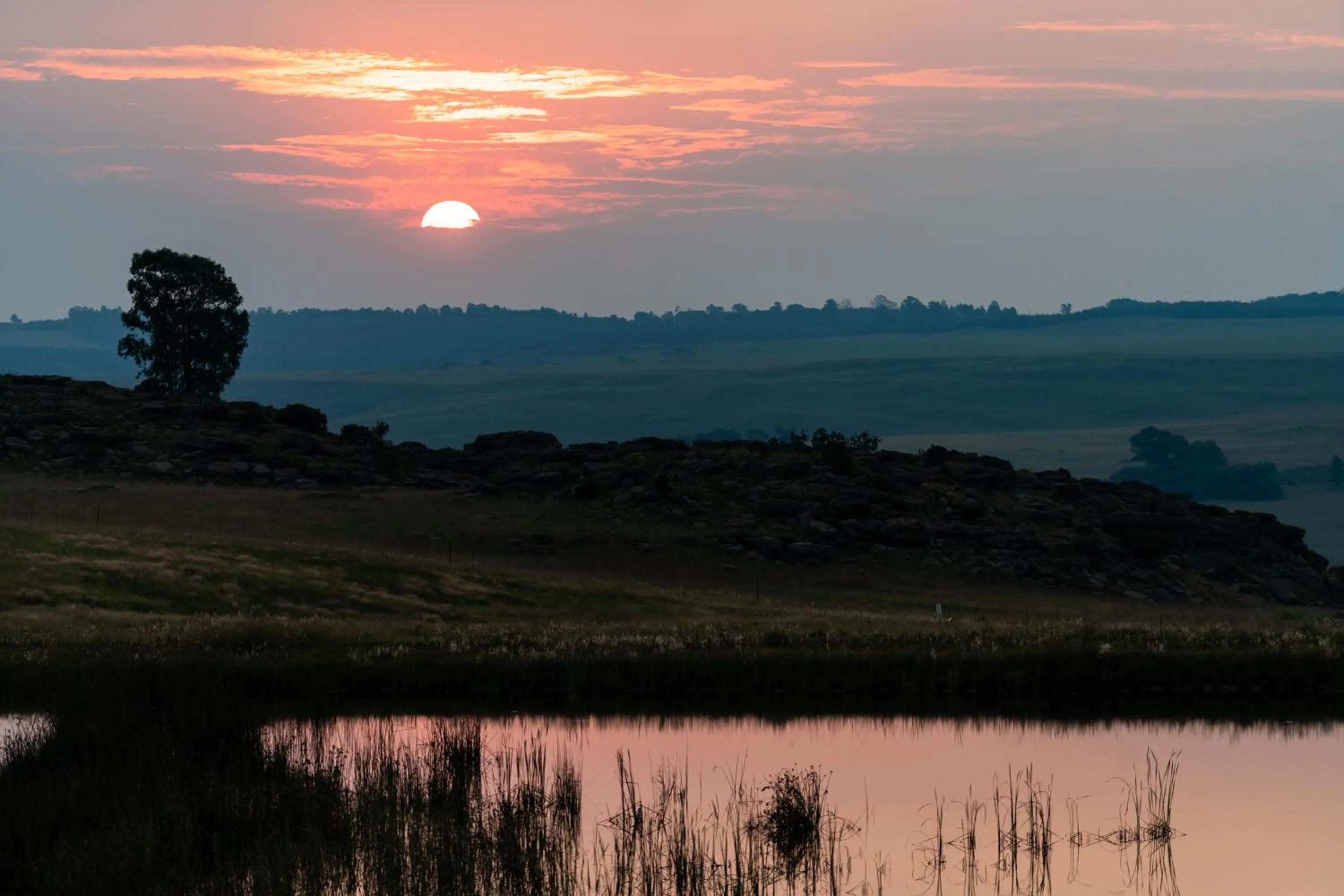 Sunset in Gooderson Kloppenheim Country Estate