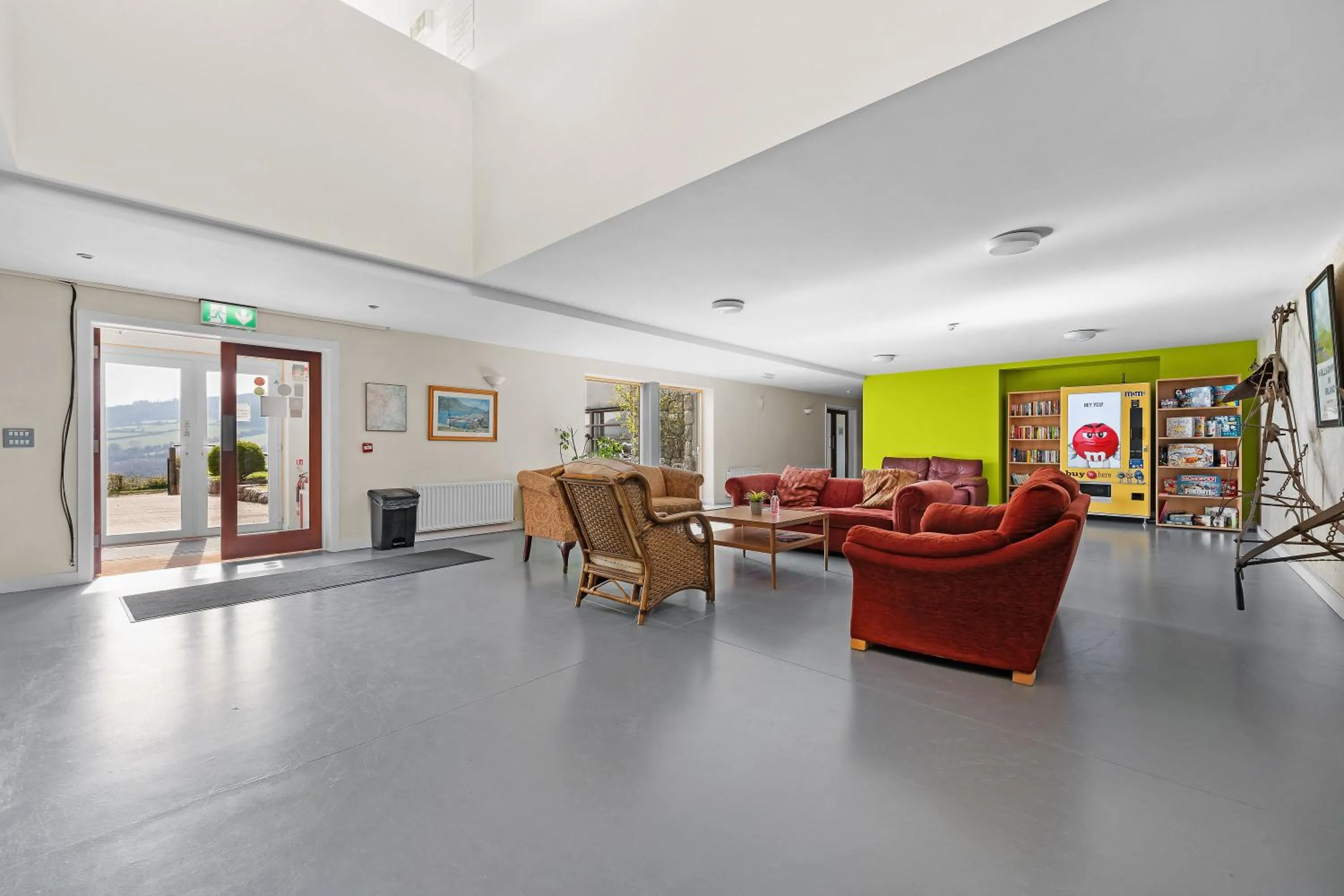 Lobby or reception in Knockree Hostel