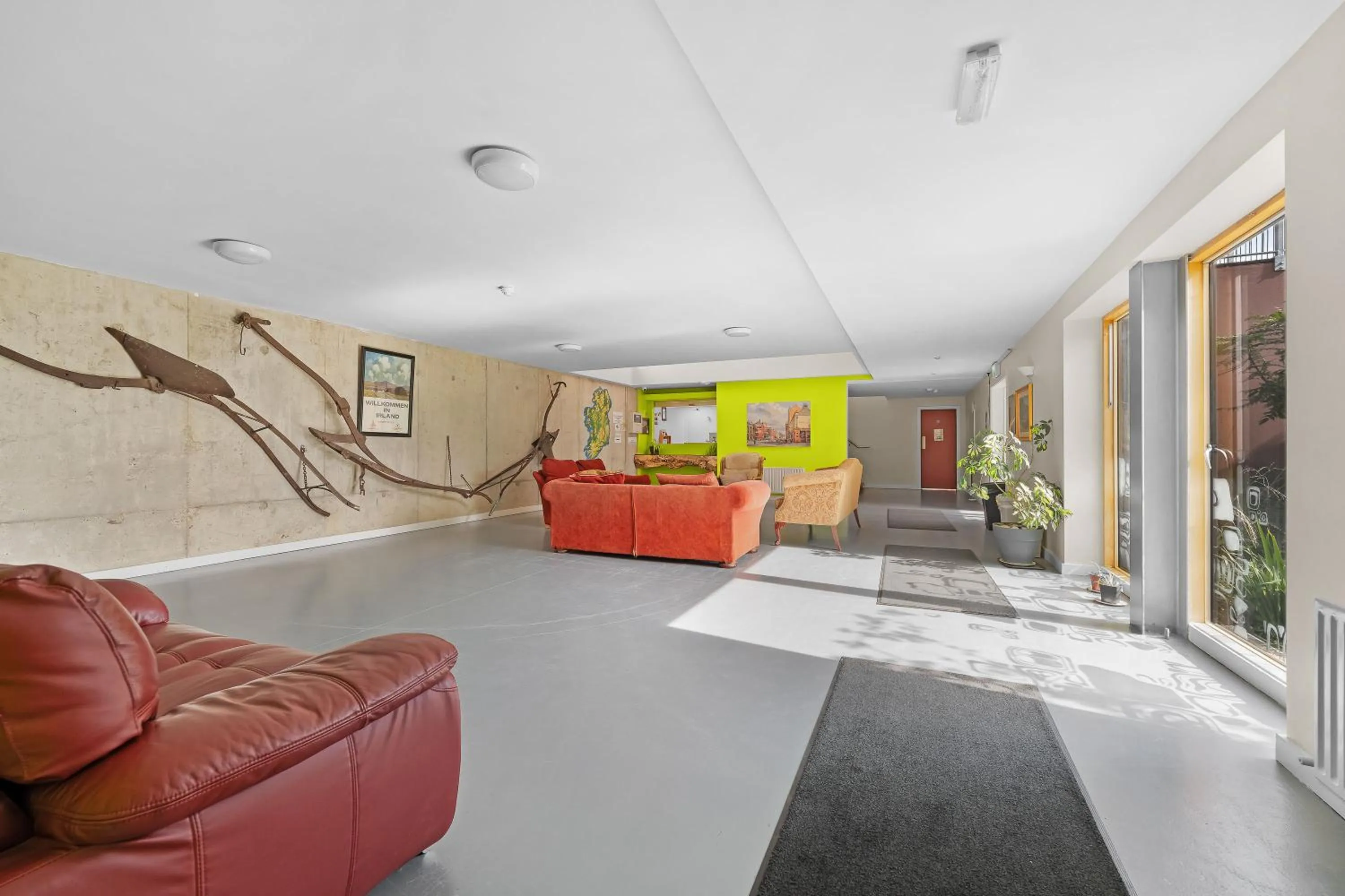 Lobby or reception in Knockree Hostel