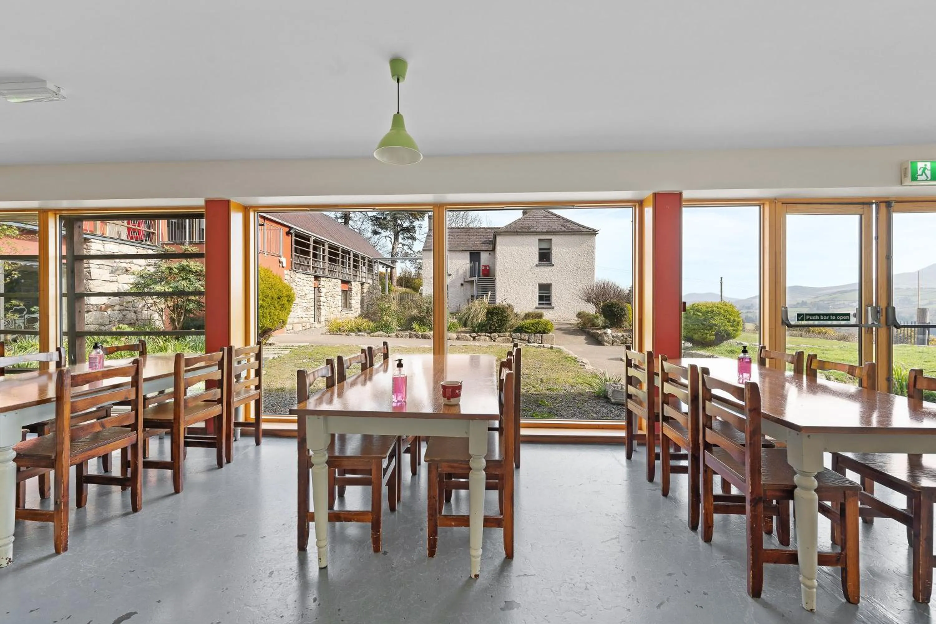Dining area in Knockree Hostel