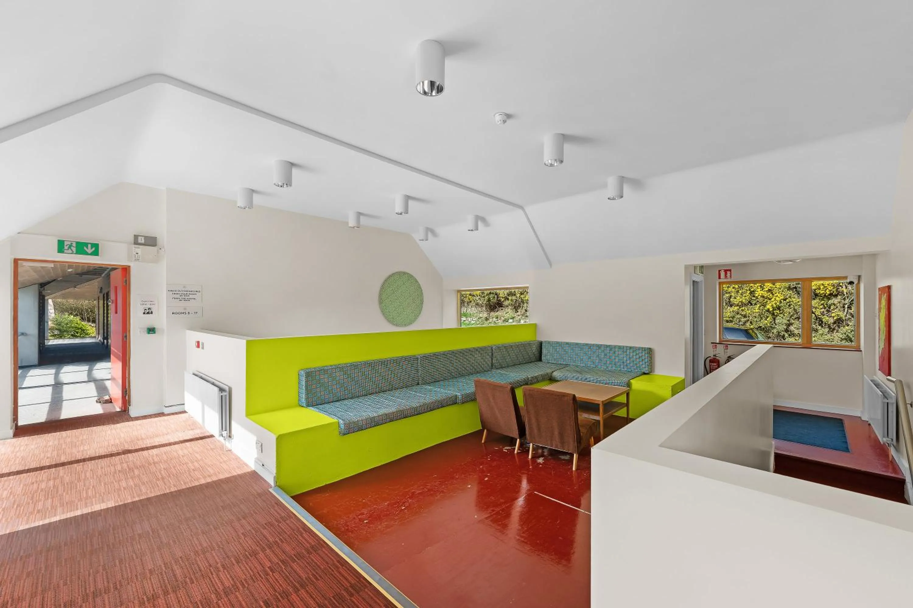 Seating area in Knockree Hostel