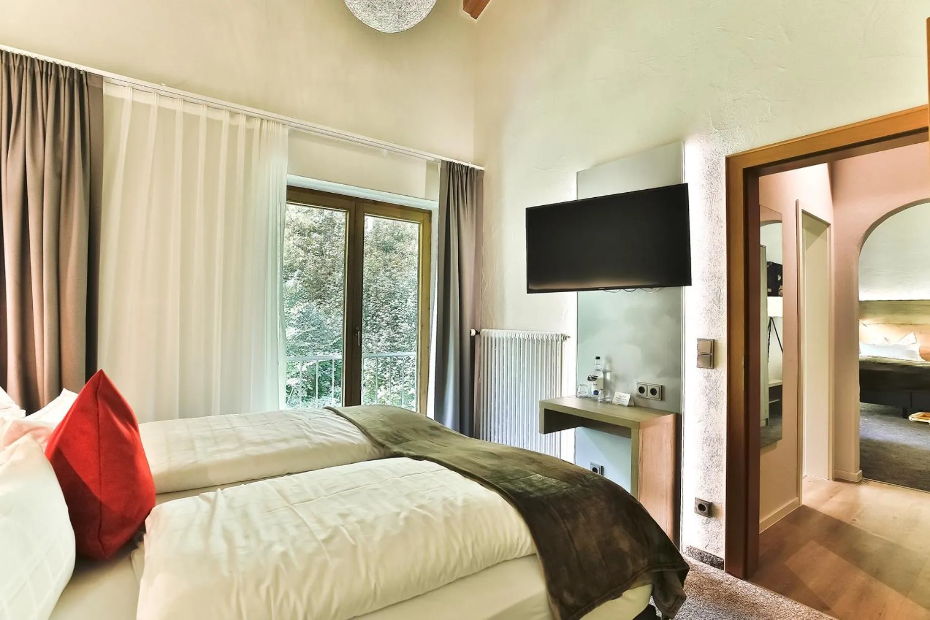 Bed in Elements Hotel Christlessee