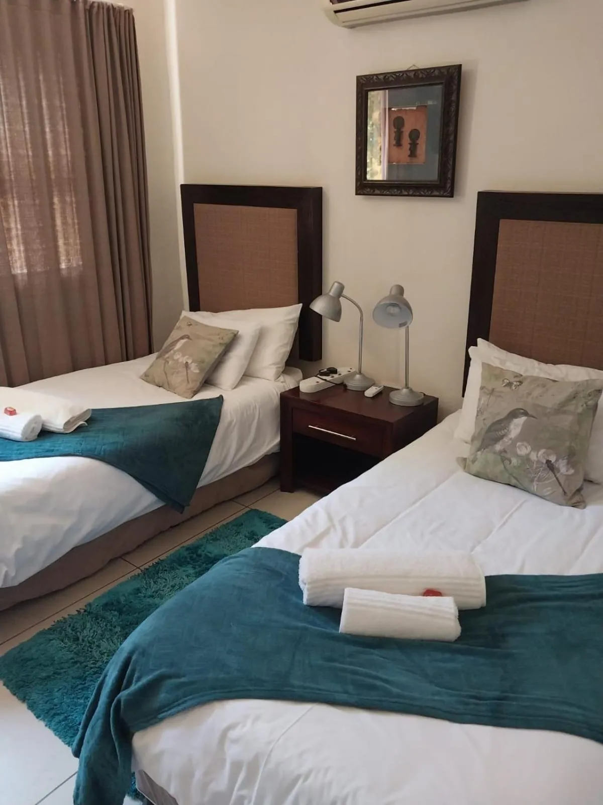 Bed in Sunriver Kalahari Lodge Riverside stay in Upington
