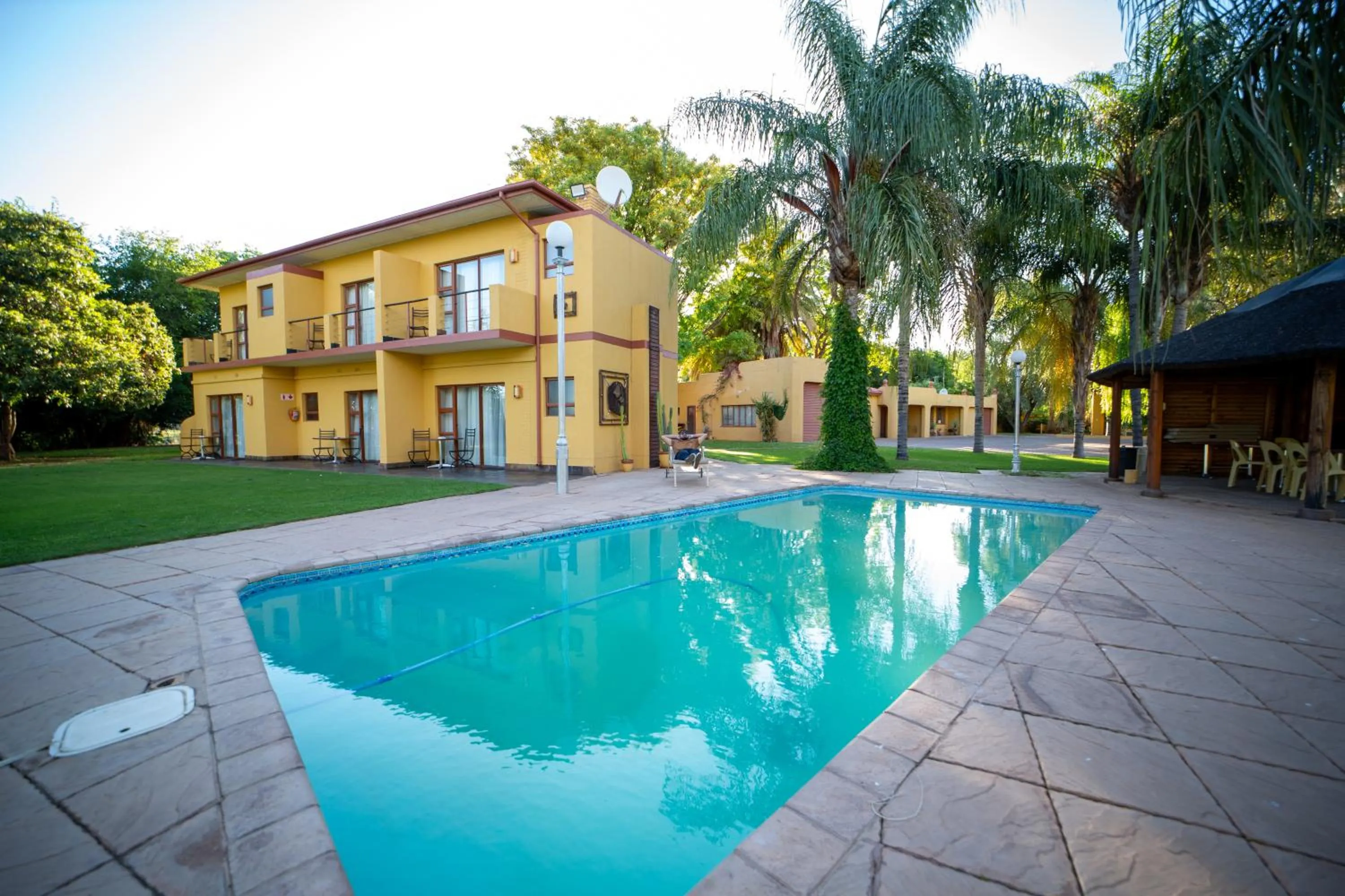 Swimming pool in Sunriver Kalahari Lodge Riverside stay in Upington