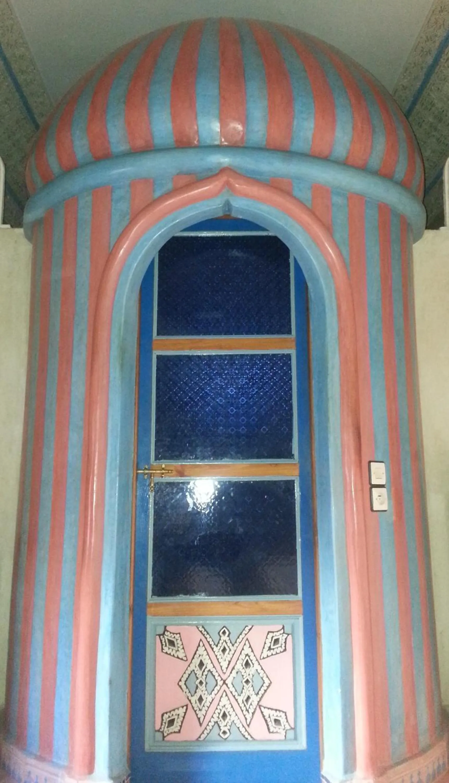 Decorative detail in Riad Puchka