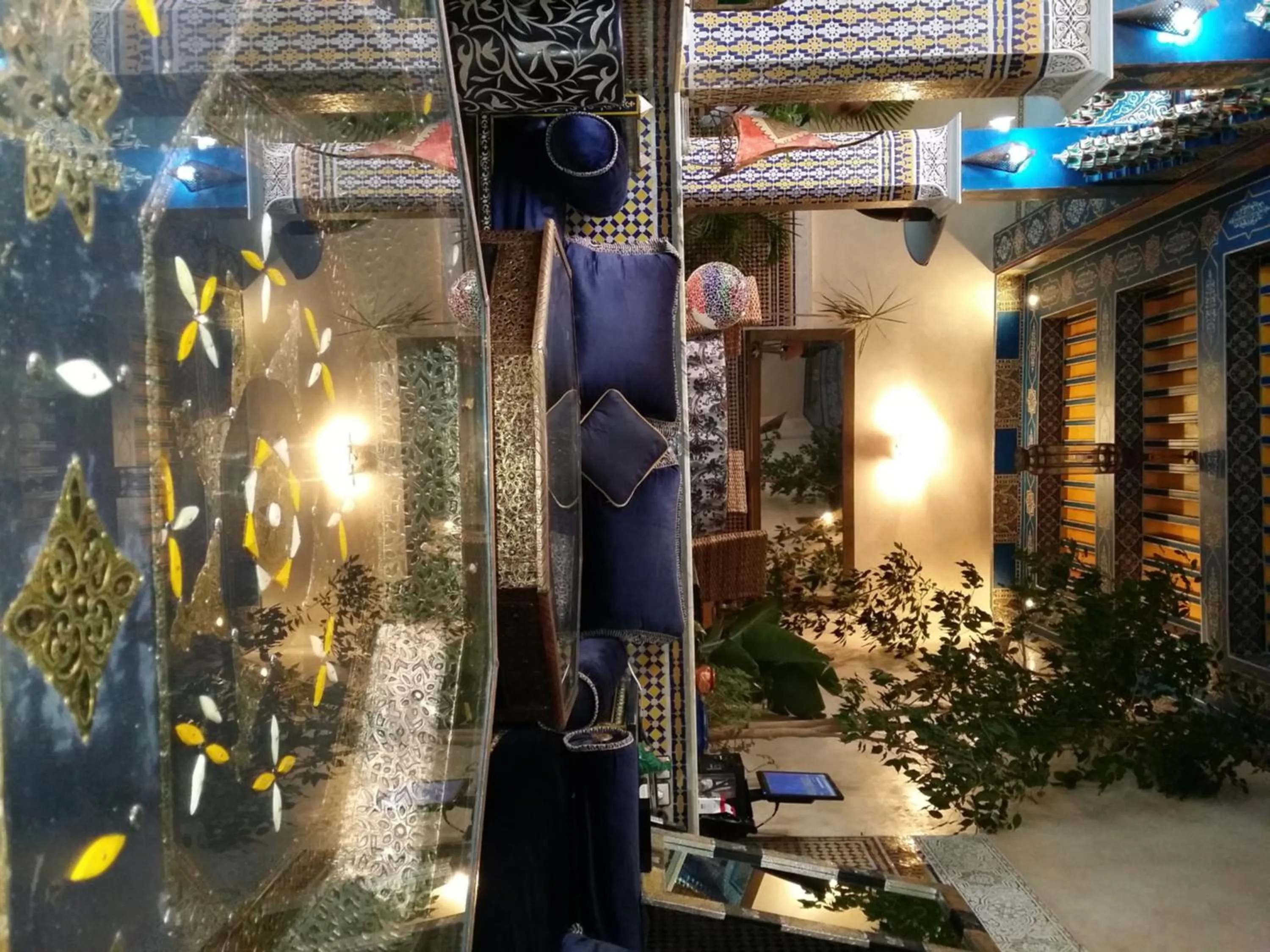 Living room in Riad Puchka