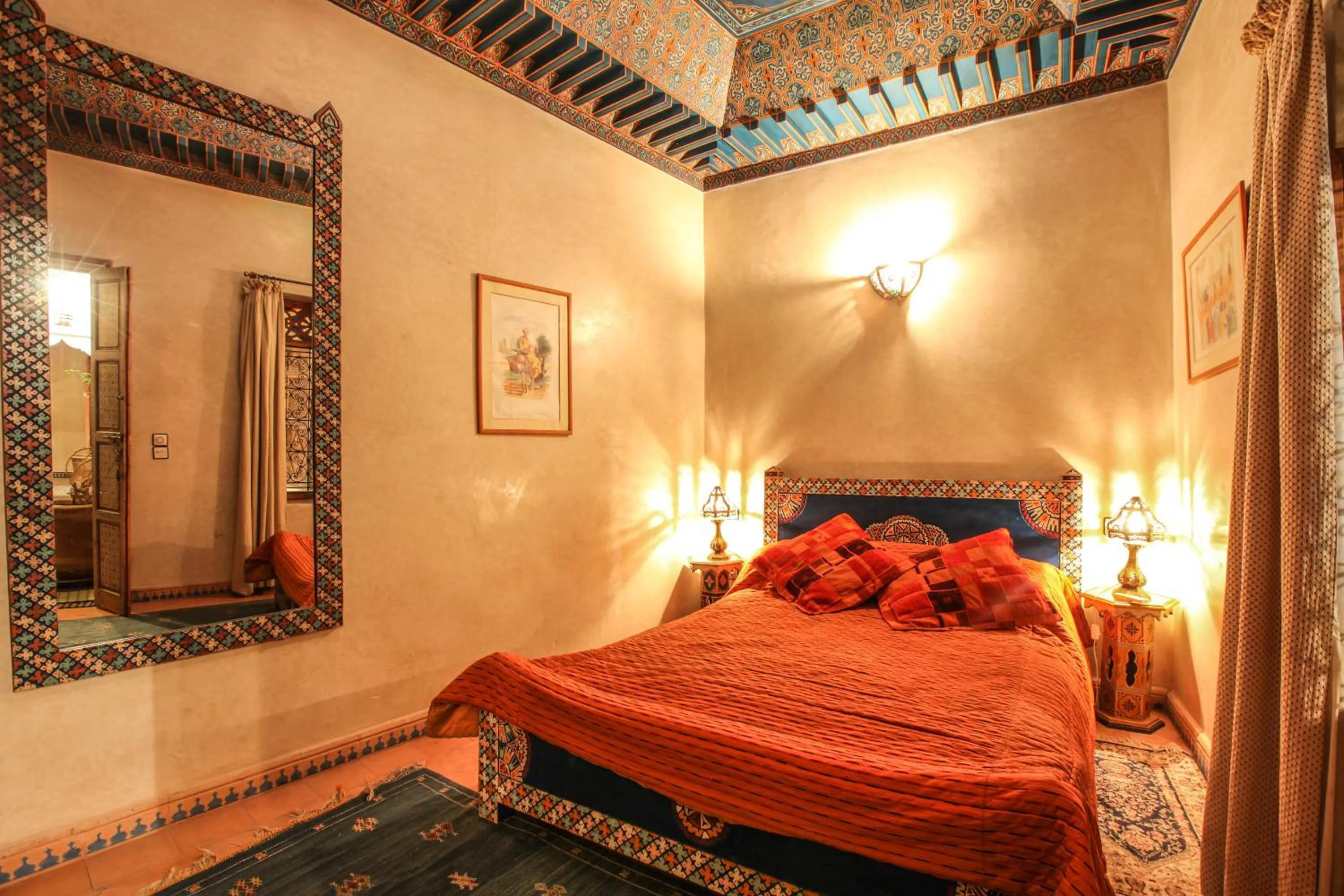 Bedroom, Bed in Riad Puchka