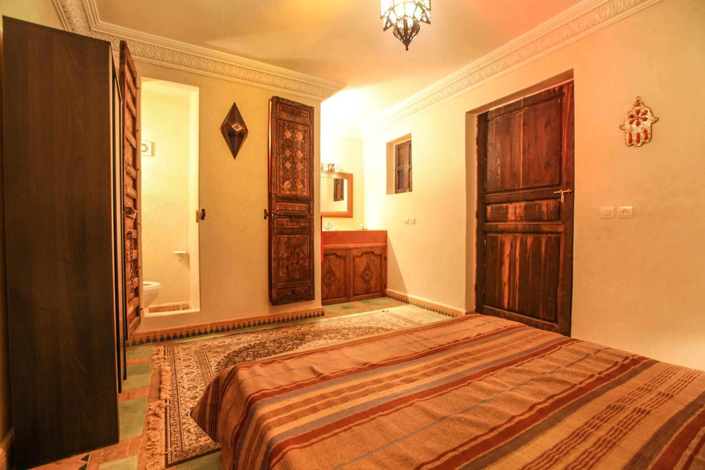 Bed in Riad Puchka