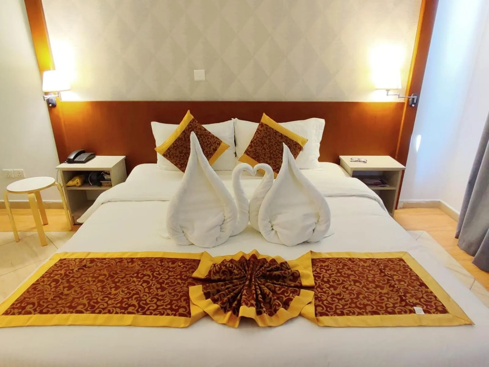 Bed in Aquavista Hotel & Suites