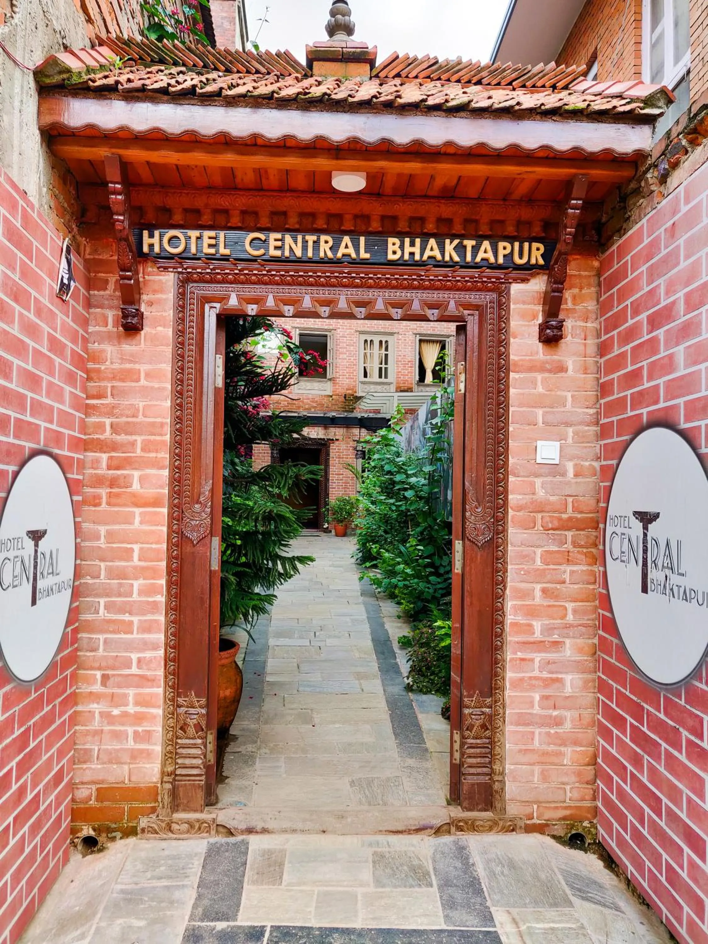 Facade/entrance in Hotel Central Bhaktapur