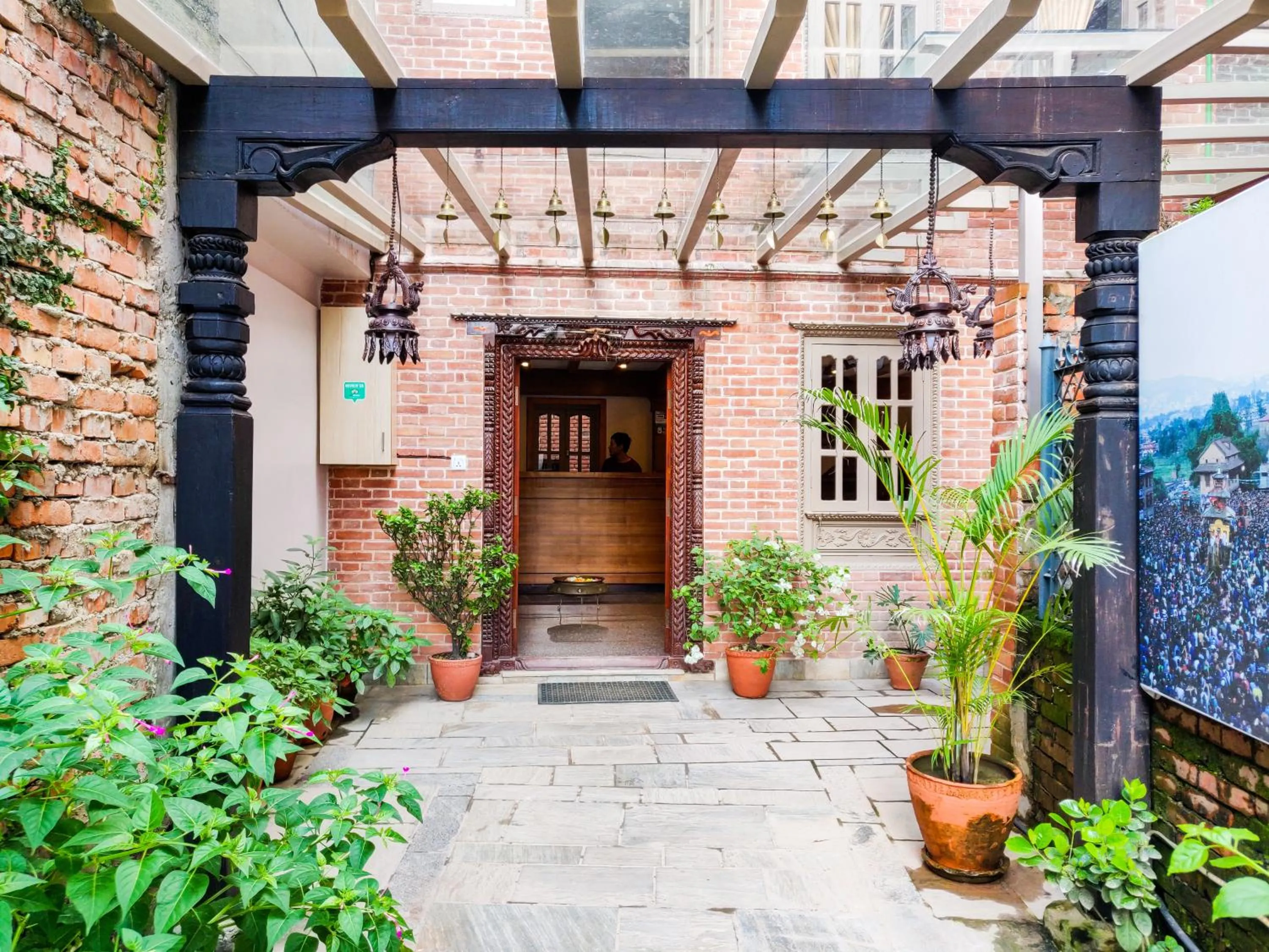 Facade/entrance in Hotel Central Bhaktapur