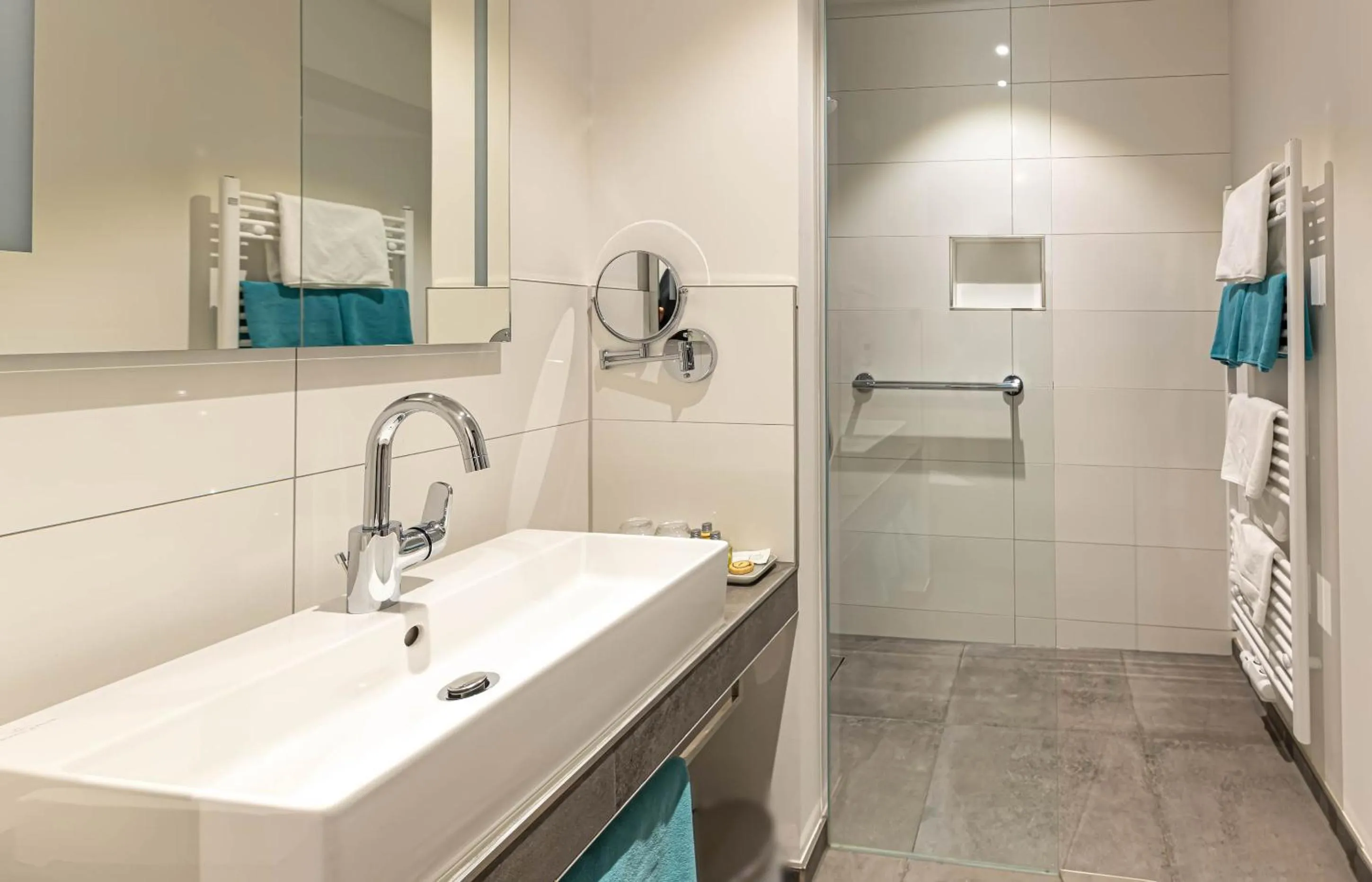 Shower in Romantik Hotel Landhaus Biewald