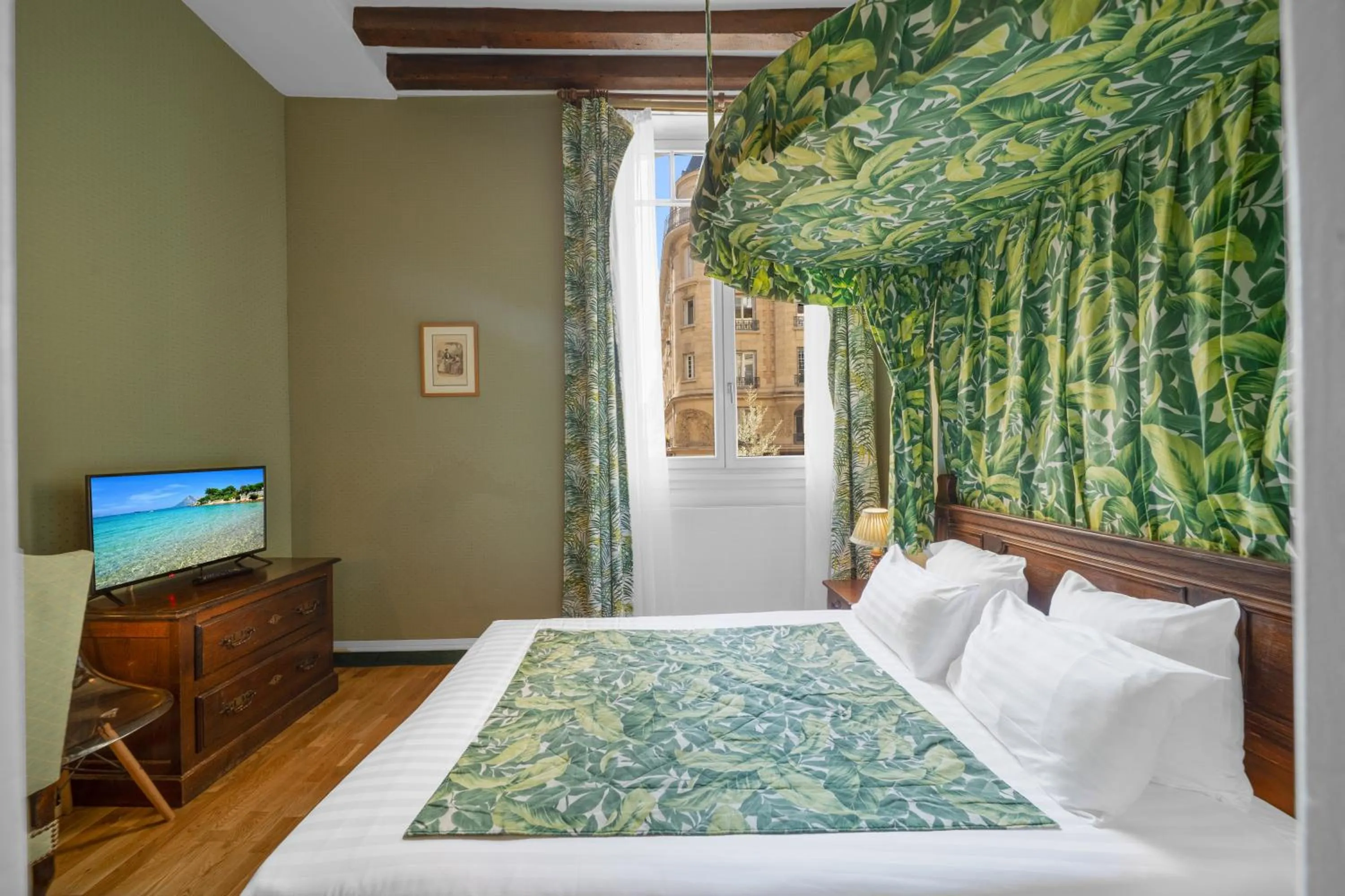 Bedroom, Bed in Hotel de la Bretonnerie