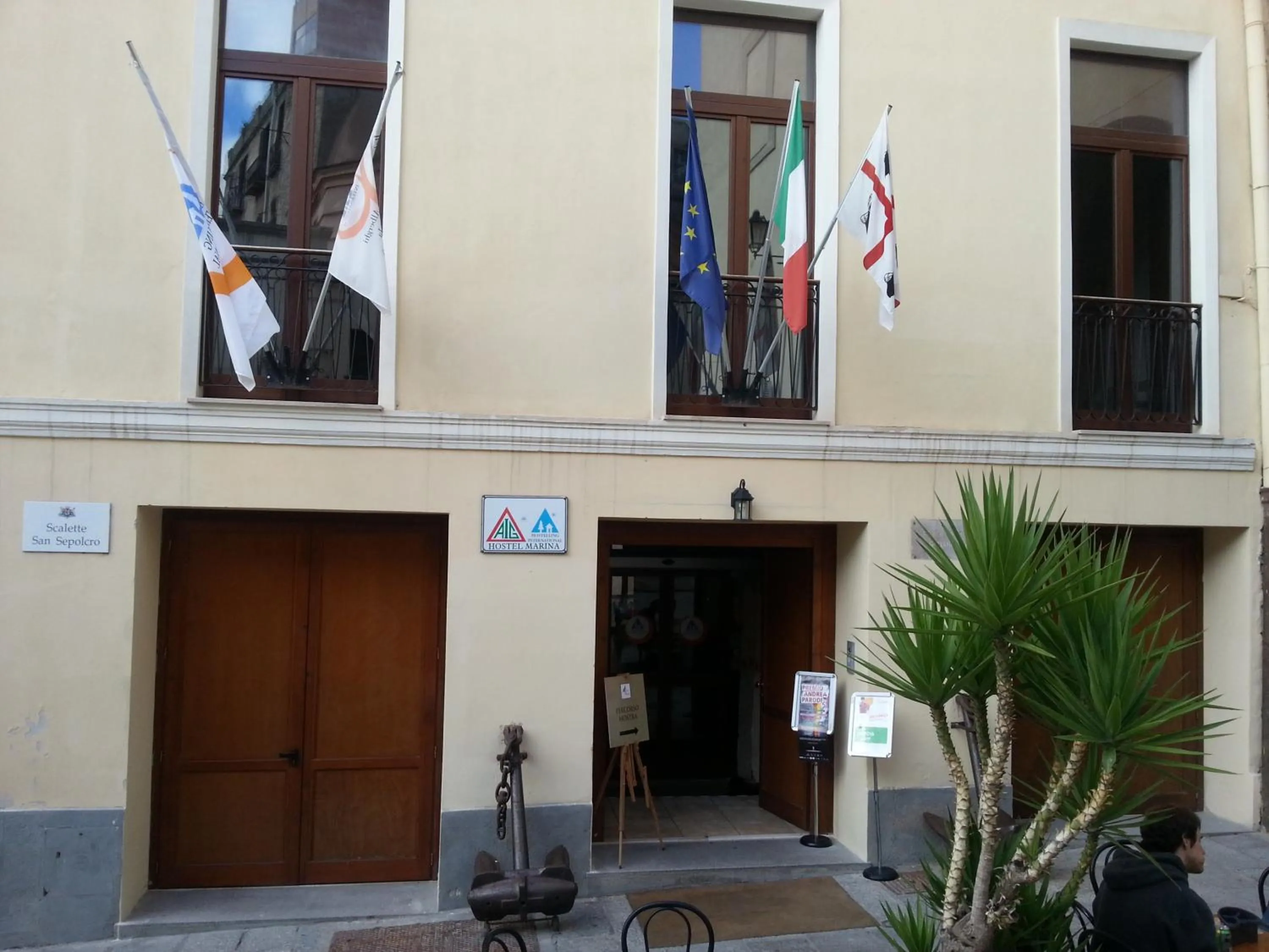 Facade/entrance in Hostel Marina