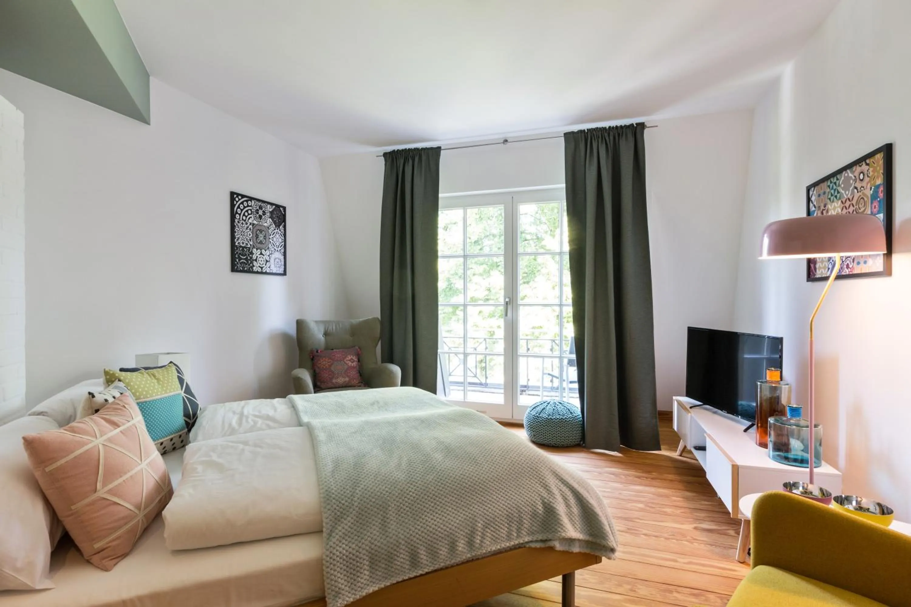 Bed in Seehotel Villago