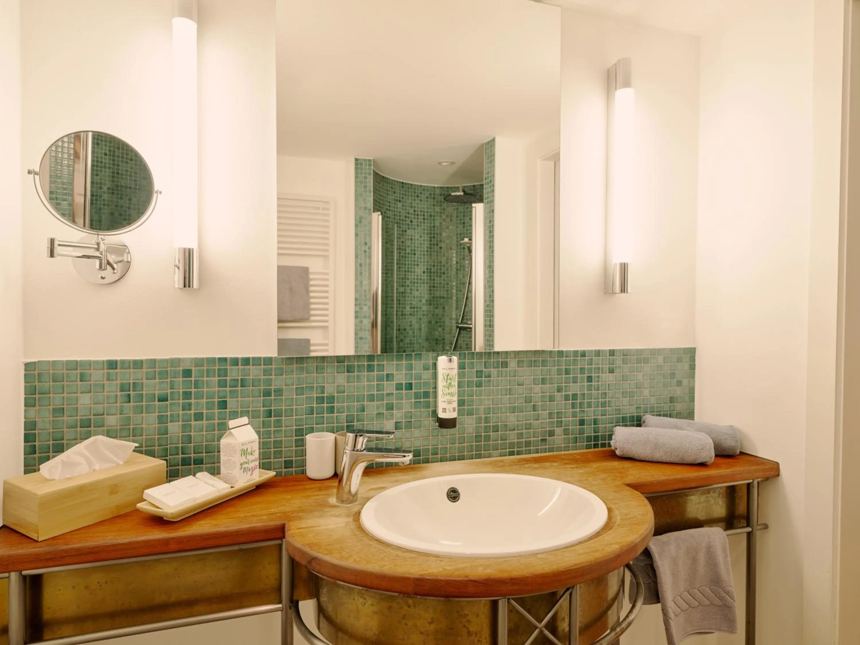 Bathroom in Seehotel Villago