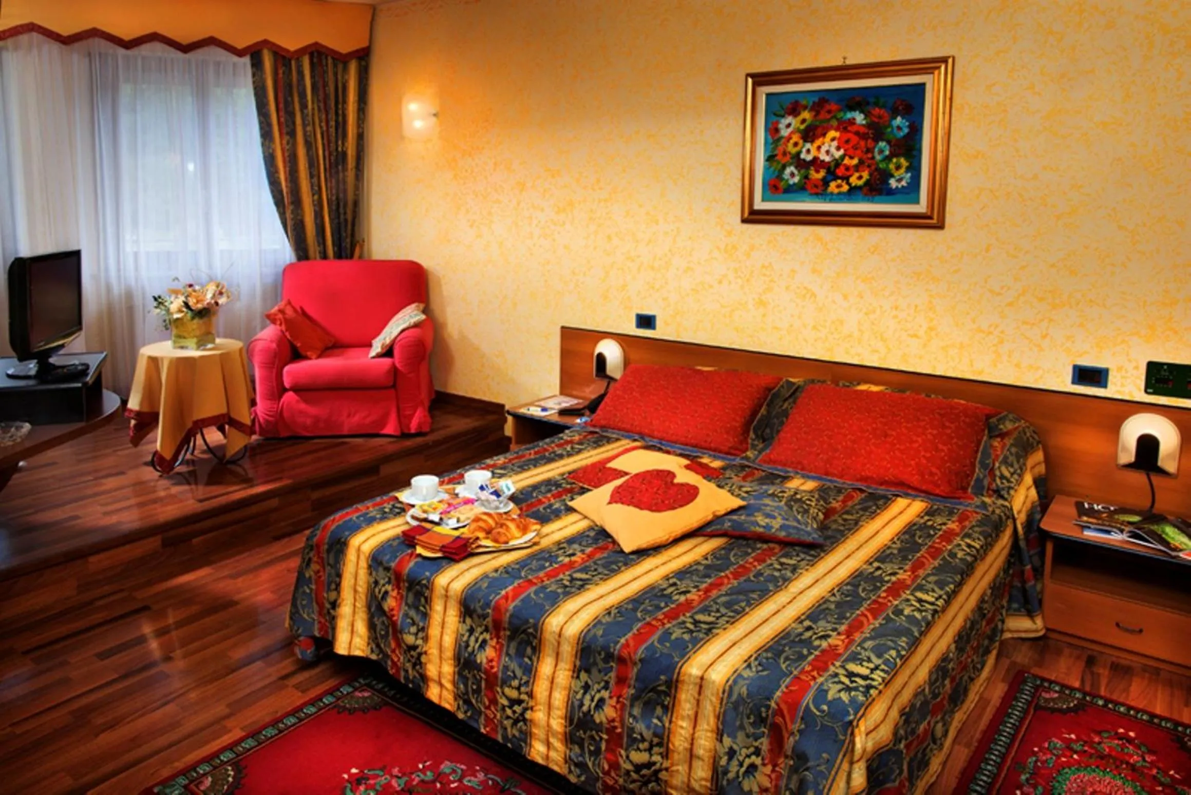 Bedroom, Bed in Hotel La Ruota