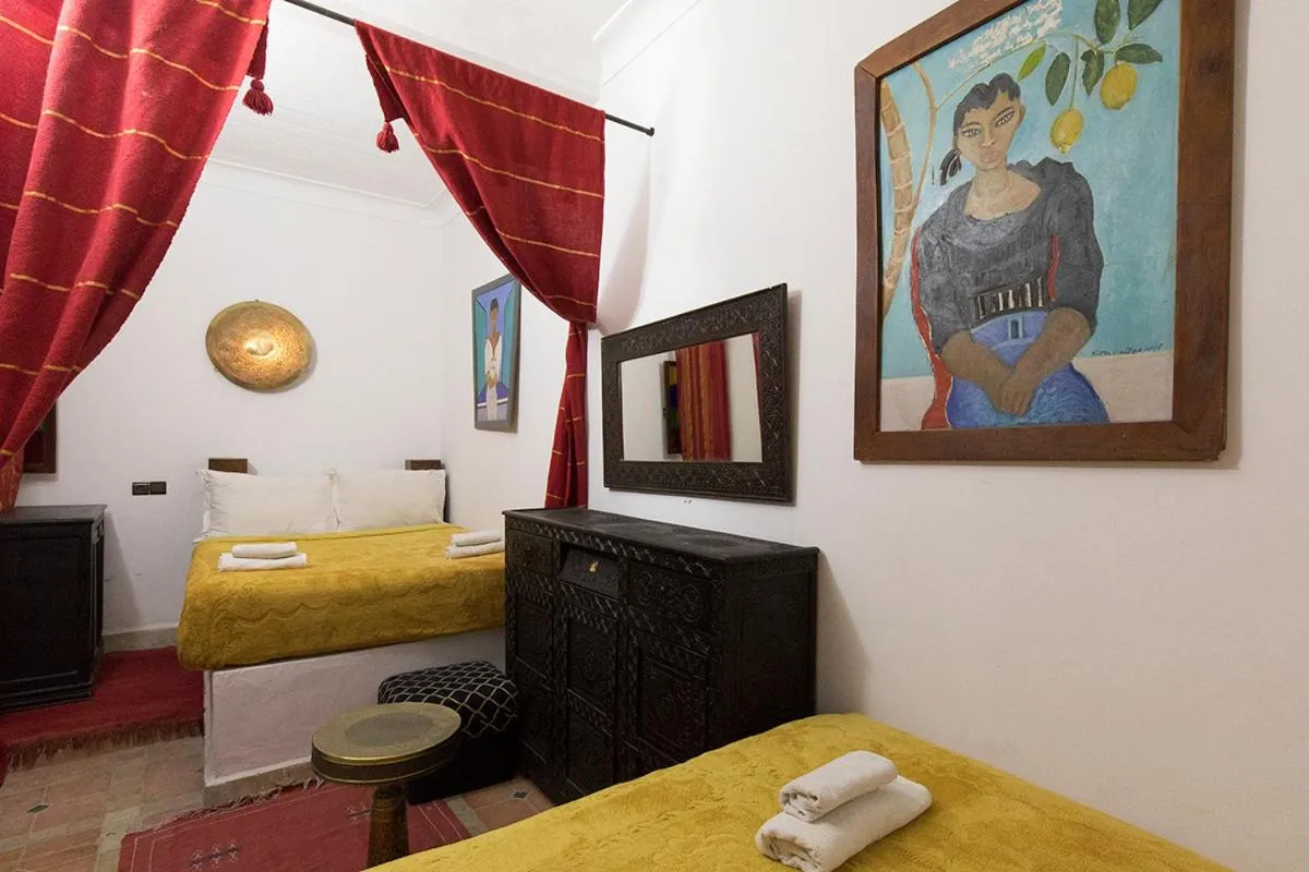 Bed in Riad Wardate Rita