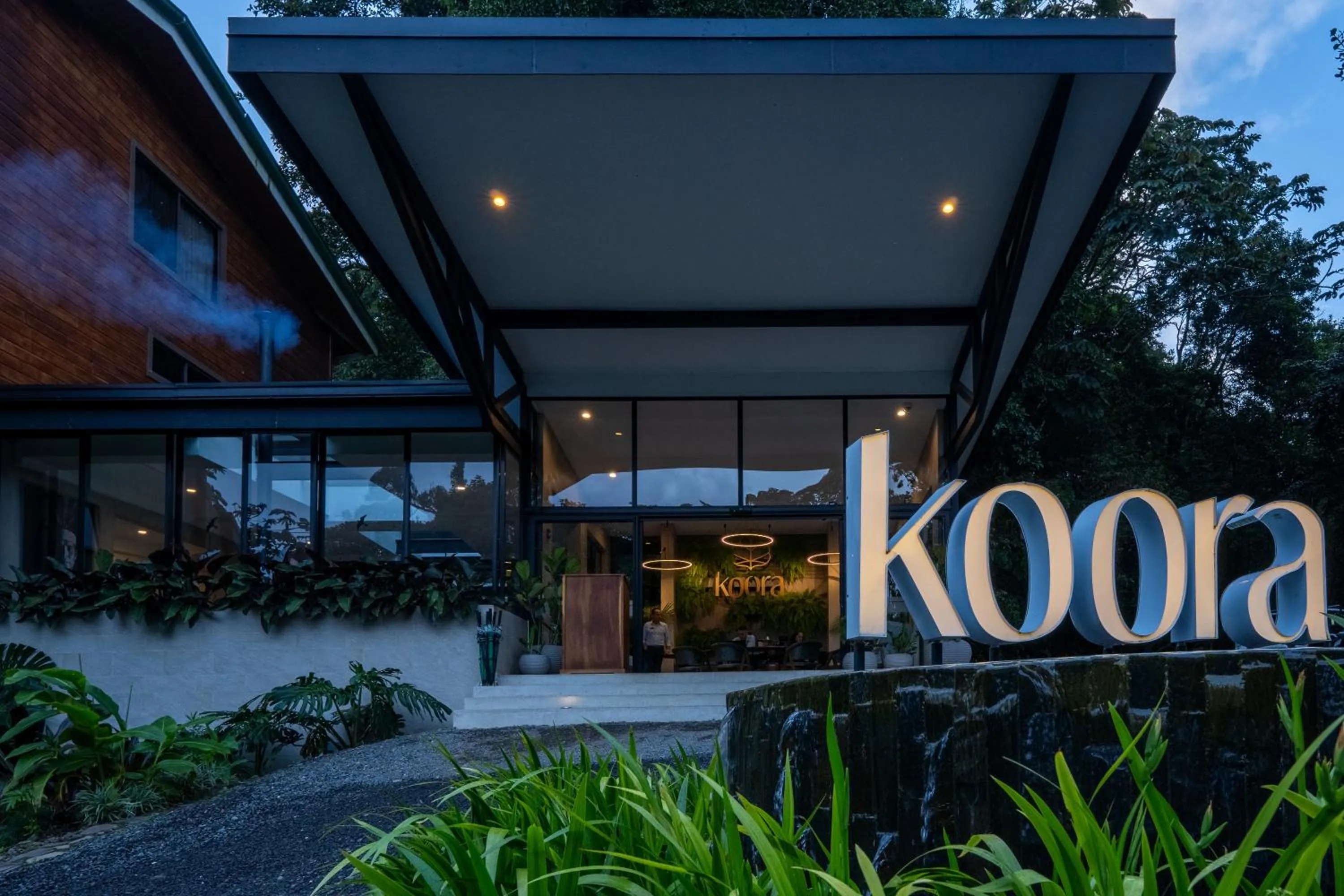 Facade/entrance in Koora Monteverde a Cloud Forest Hotel by Sandglass