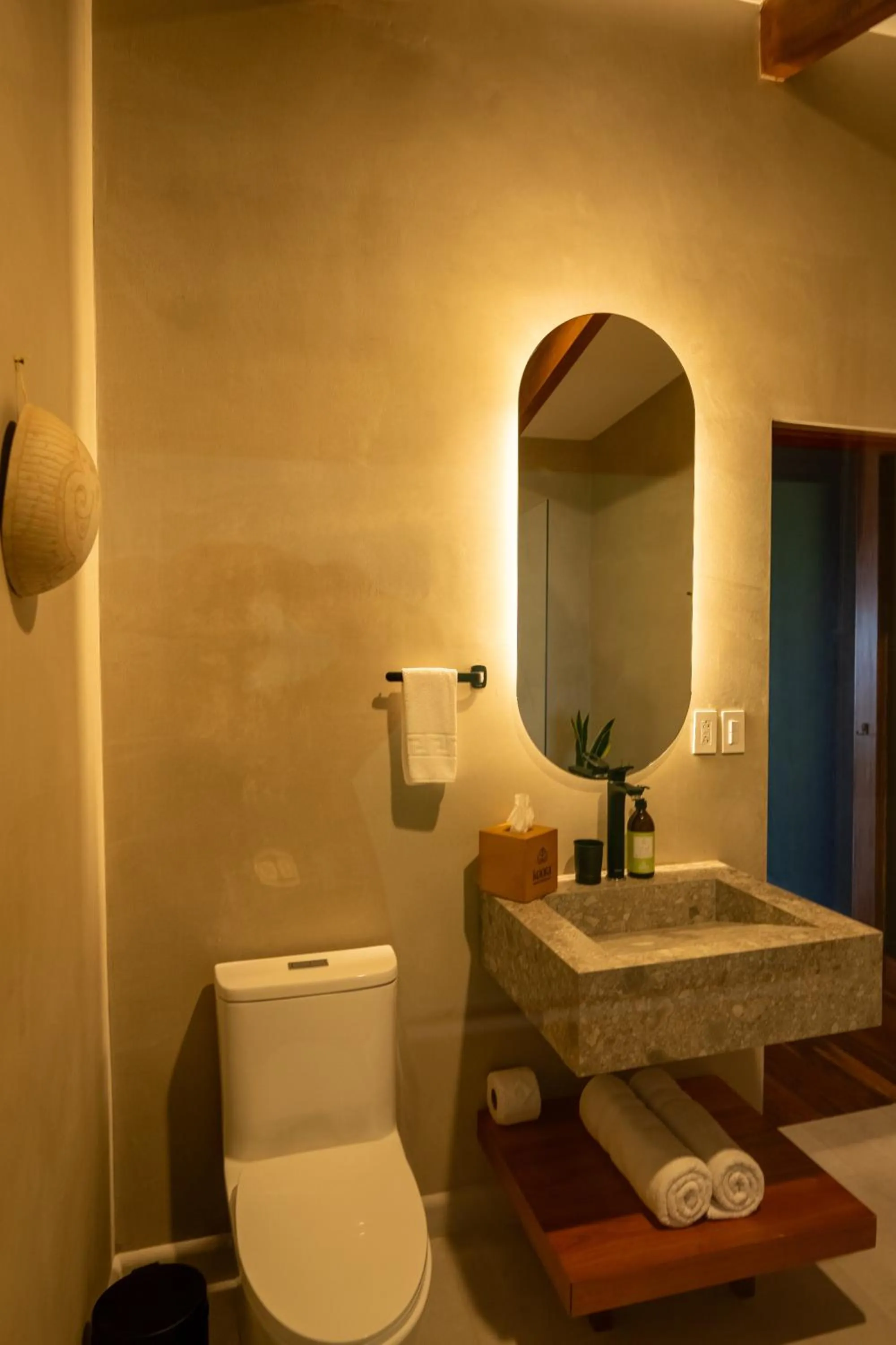 Toilet in Koora Monteverde a Cloud Forest Hotel by Sandglass