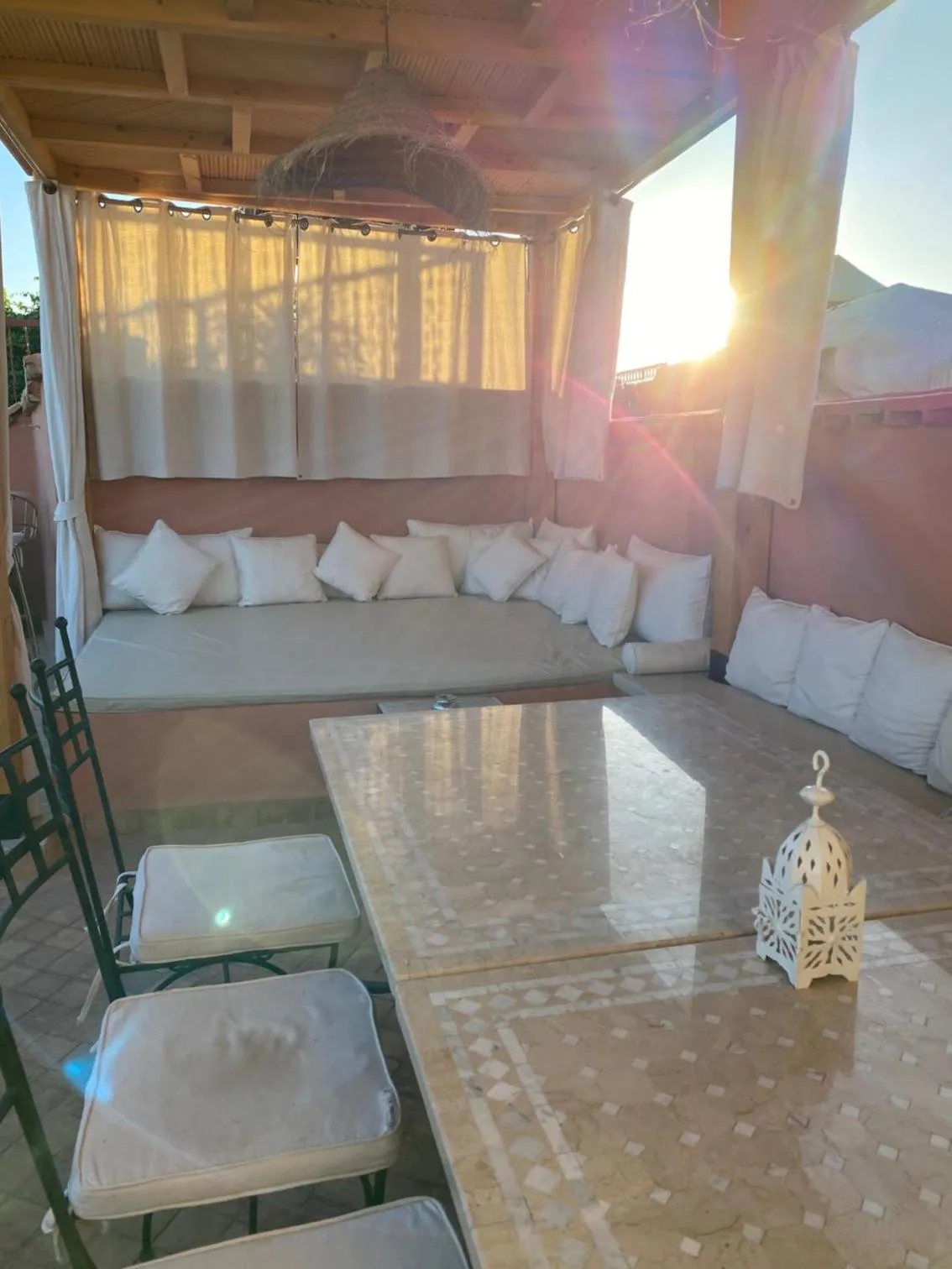 Patio in Riad Magellan Yoga and Spa