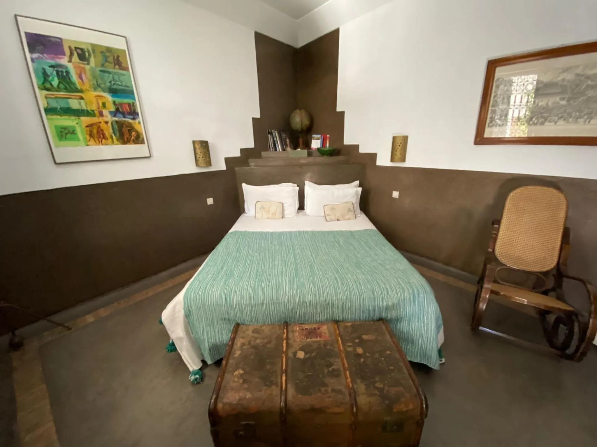 Photo of the whole room, Bed in Riad Magellan Yoga and Spa