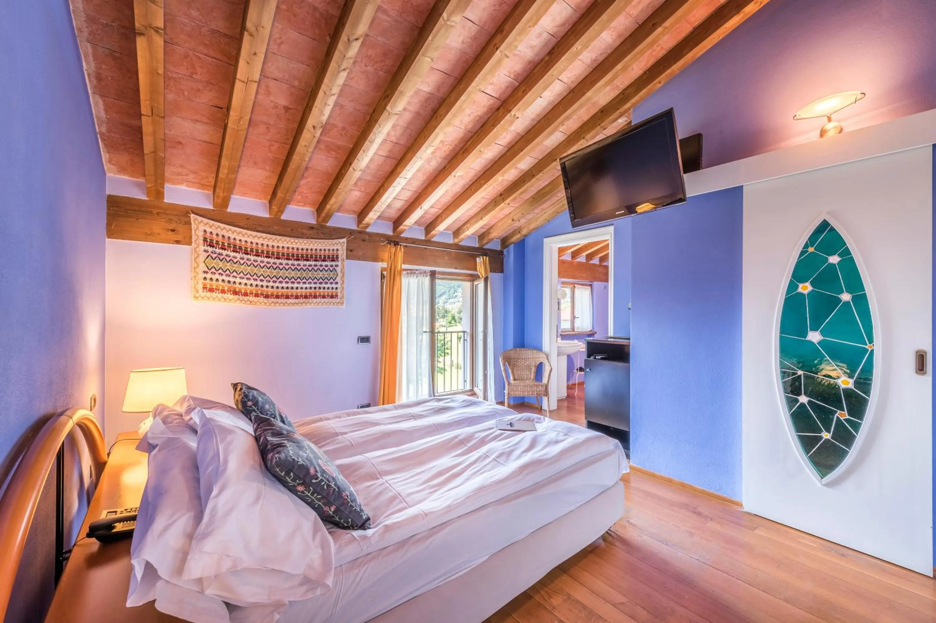 TV and multimedia, Bed in Agriturismo Cà Del Lago