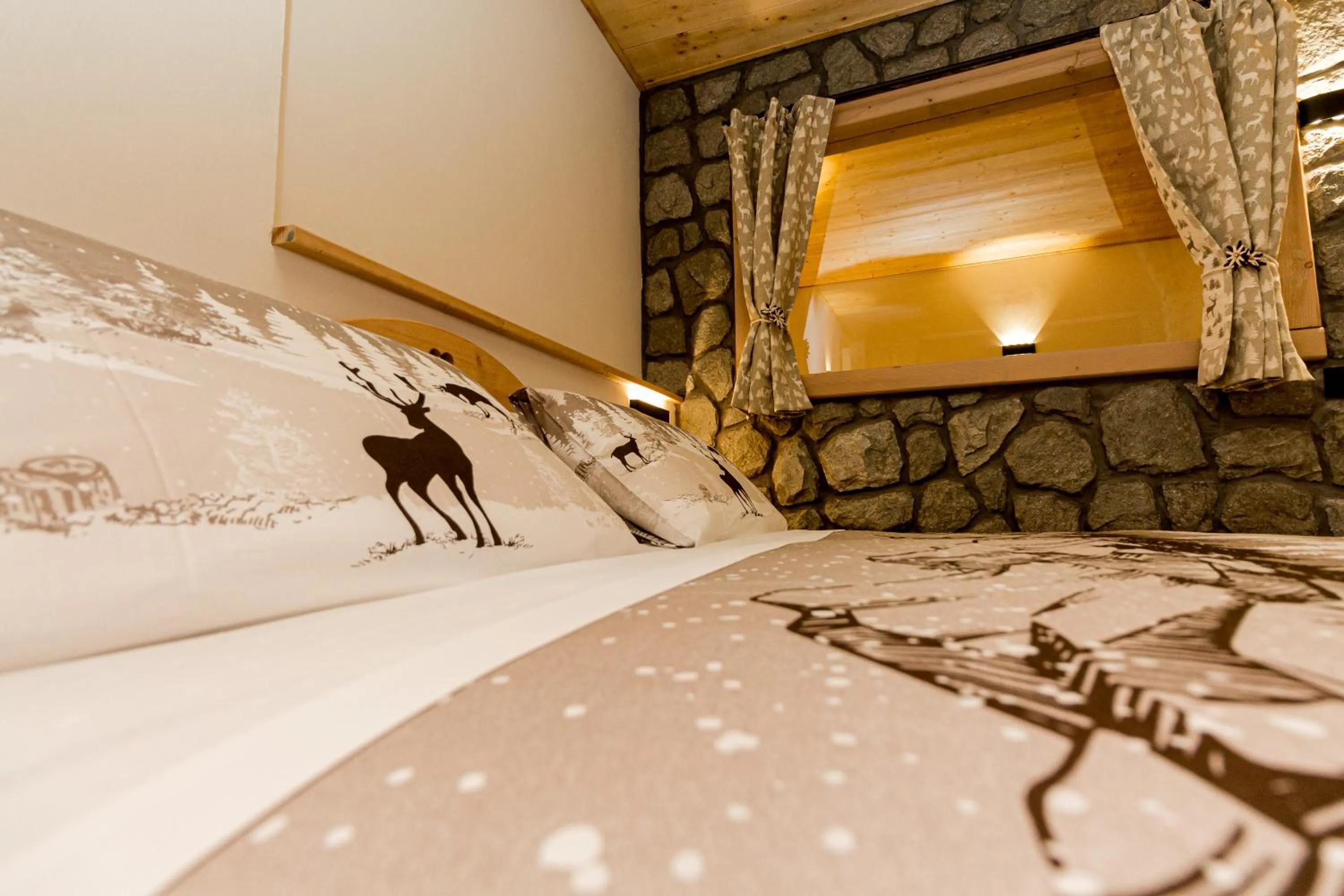 Bed in Hotel Al Foiron