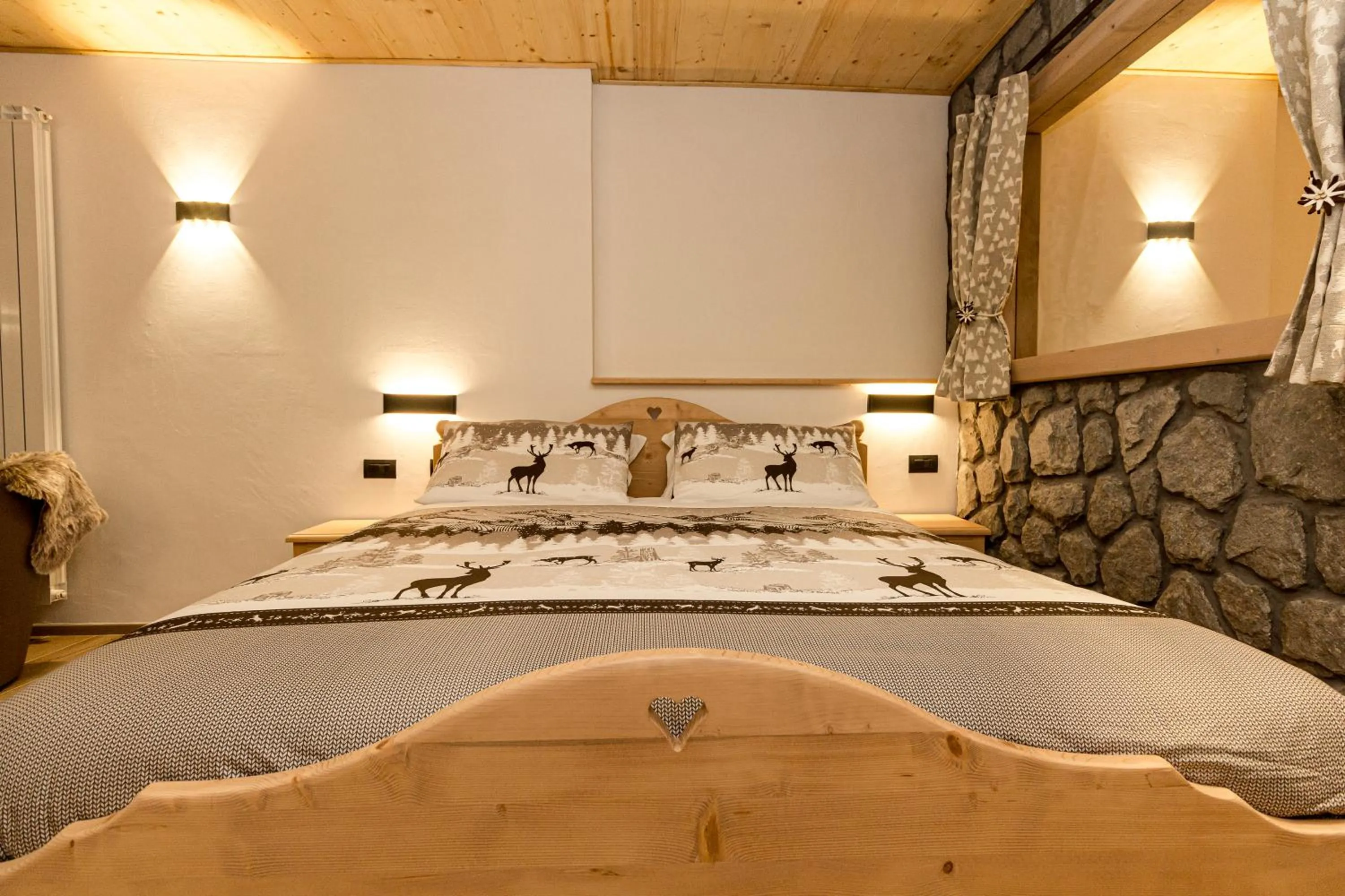 Bed in Hotel Al Foiron