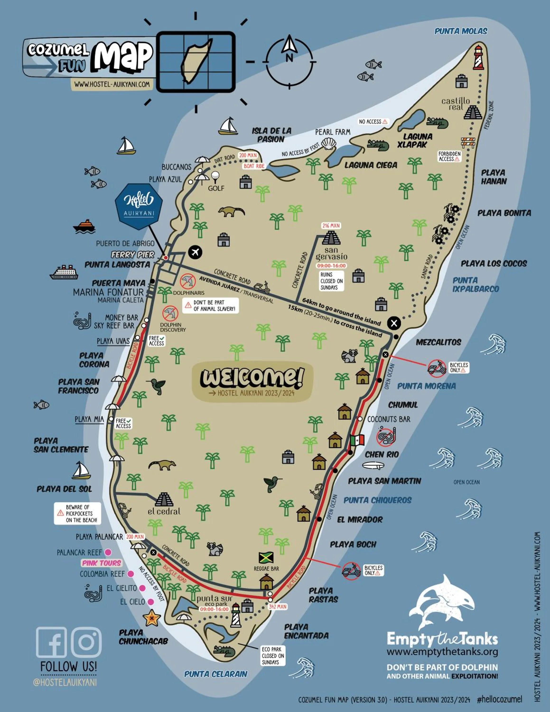 Text overlay in Hostel Auikyani