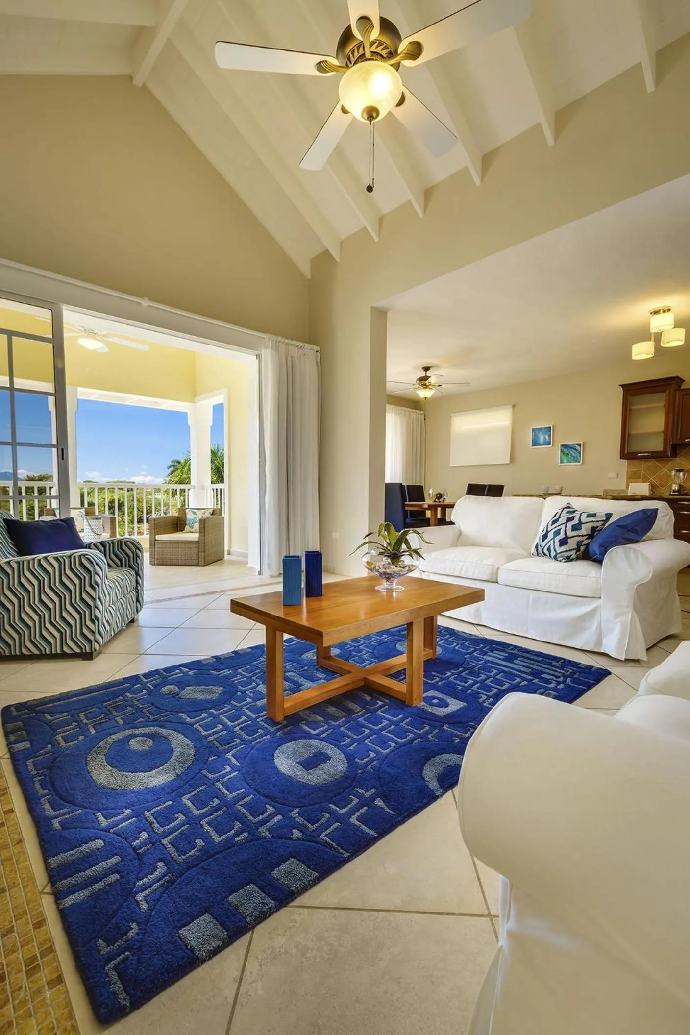 Living room, Bed in Sosua Ocean Village