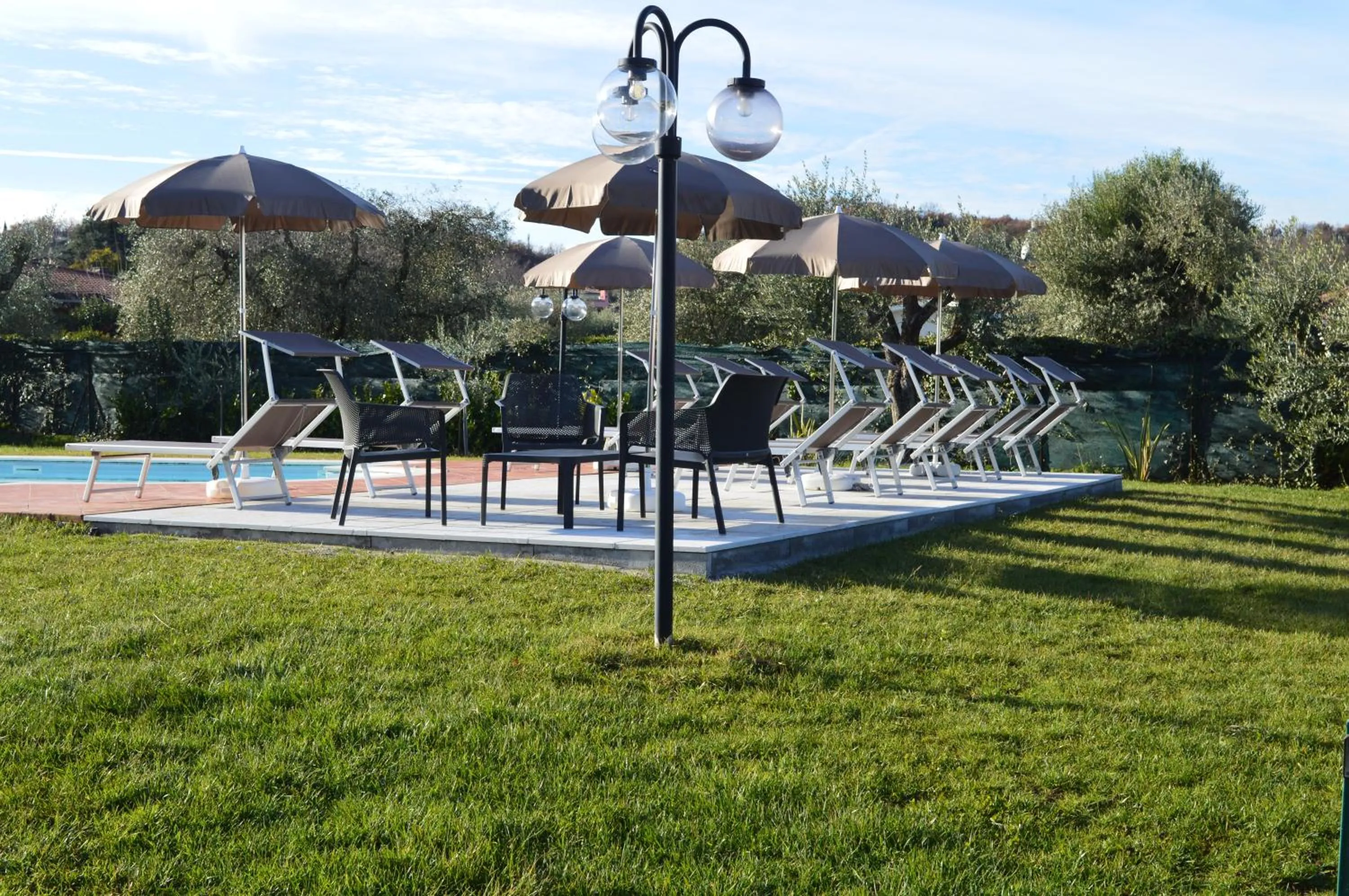 Garden view in The Swan B&B