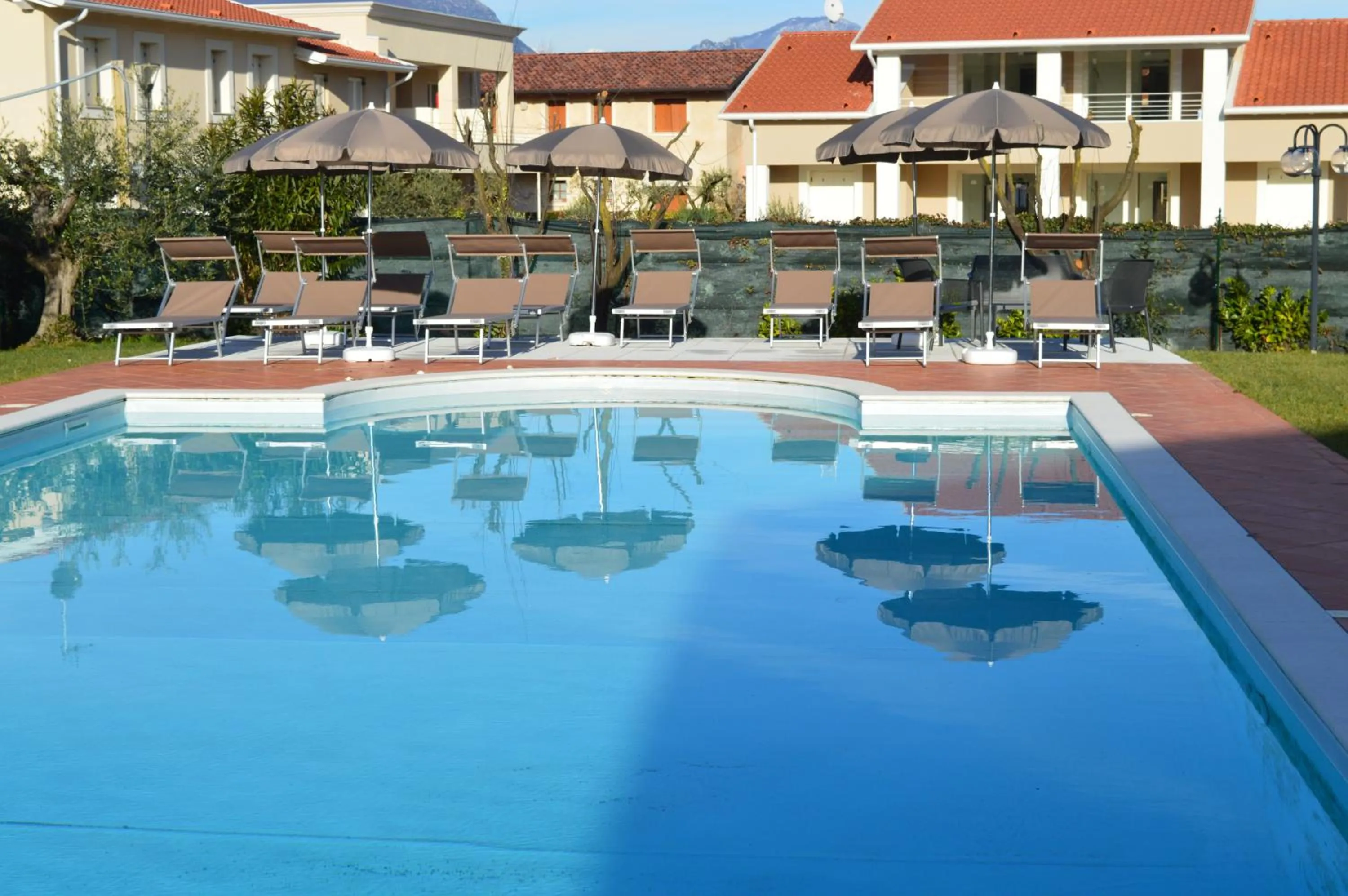 Swimming pool in The Swan B&B