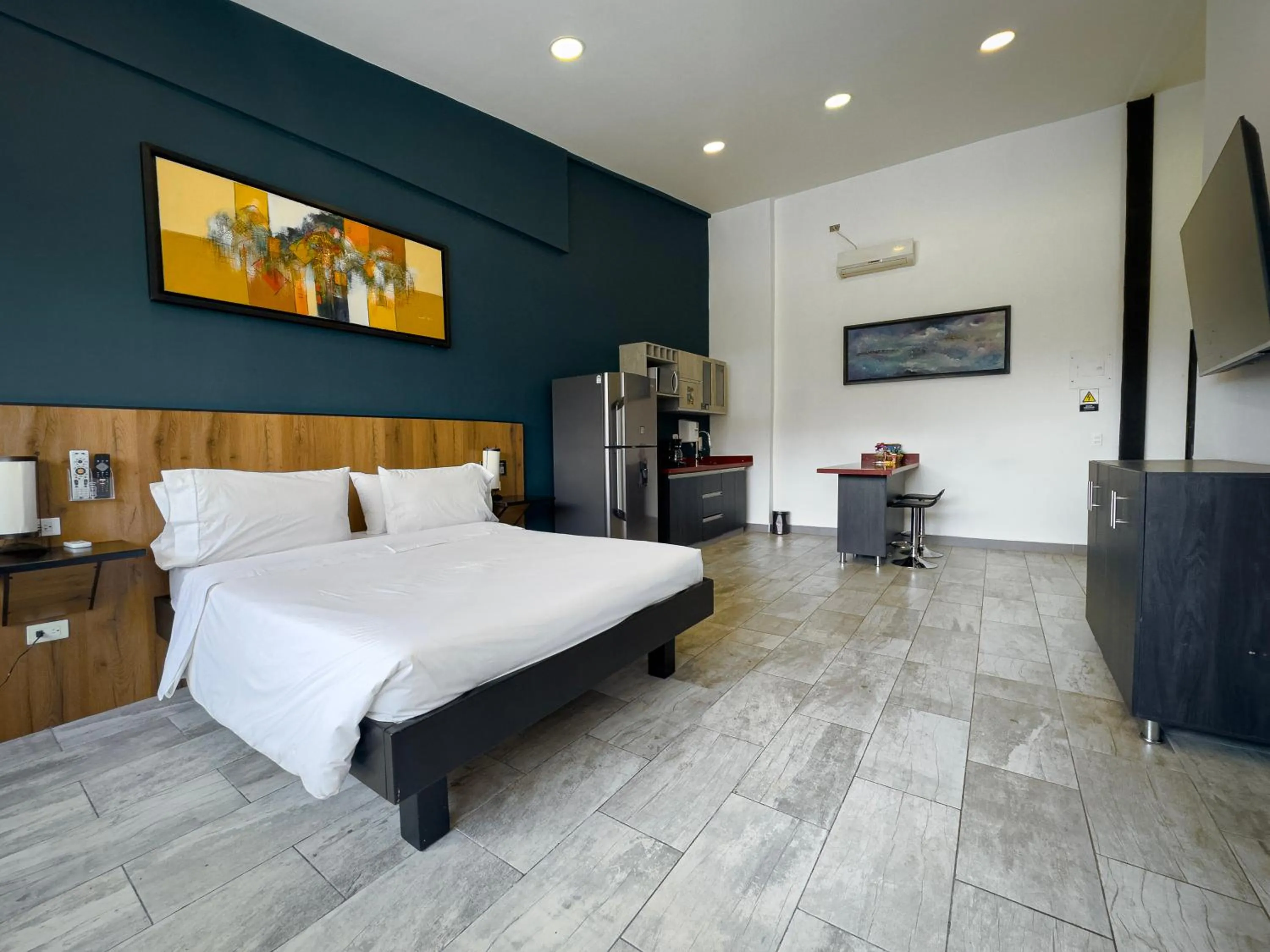 Bed in Provenza Lofts