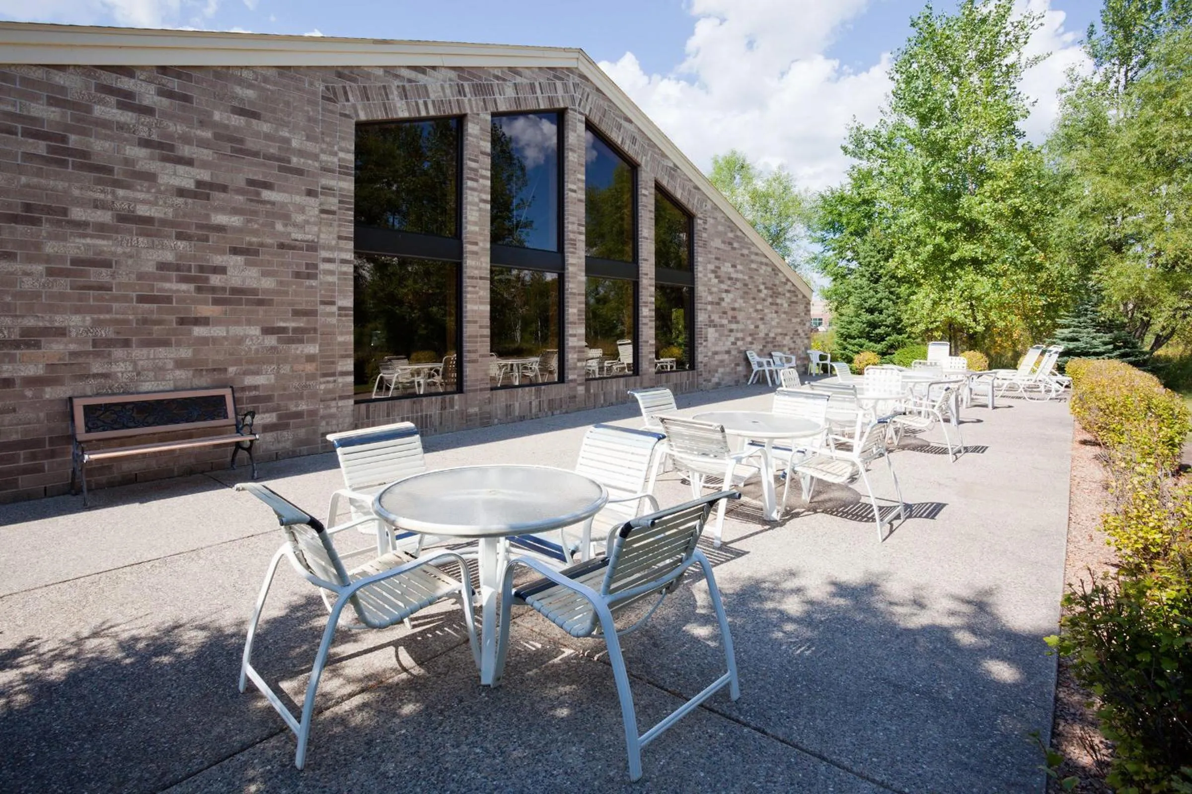 Patio in AmericInn by Wyndham White Bear Lake St. Paul