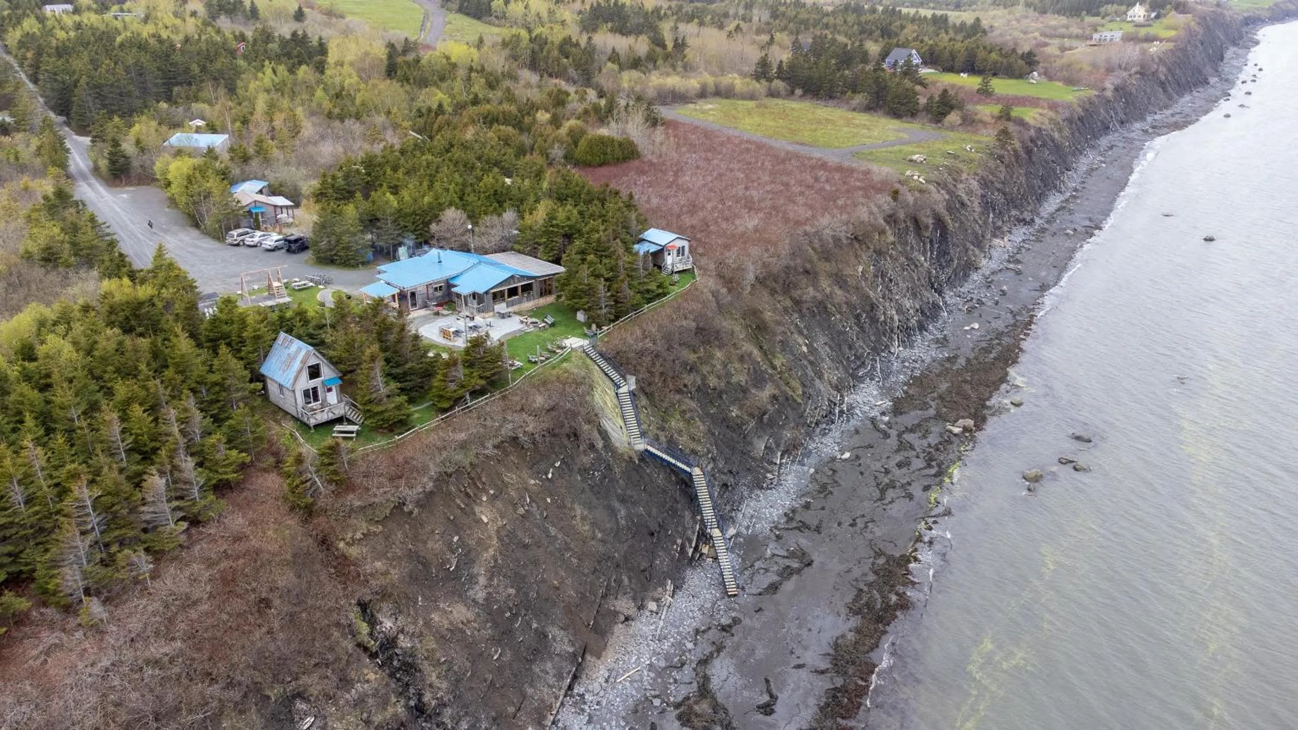 Bird's eye view in Auberge/Chalet Griffon Aventure