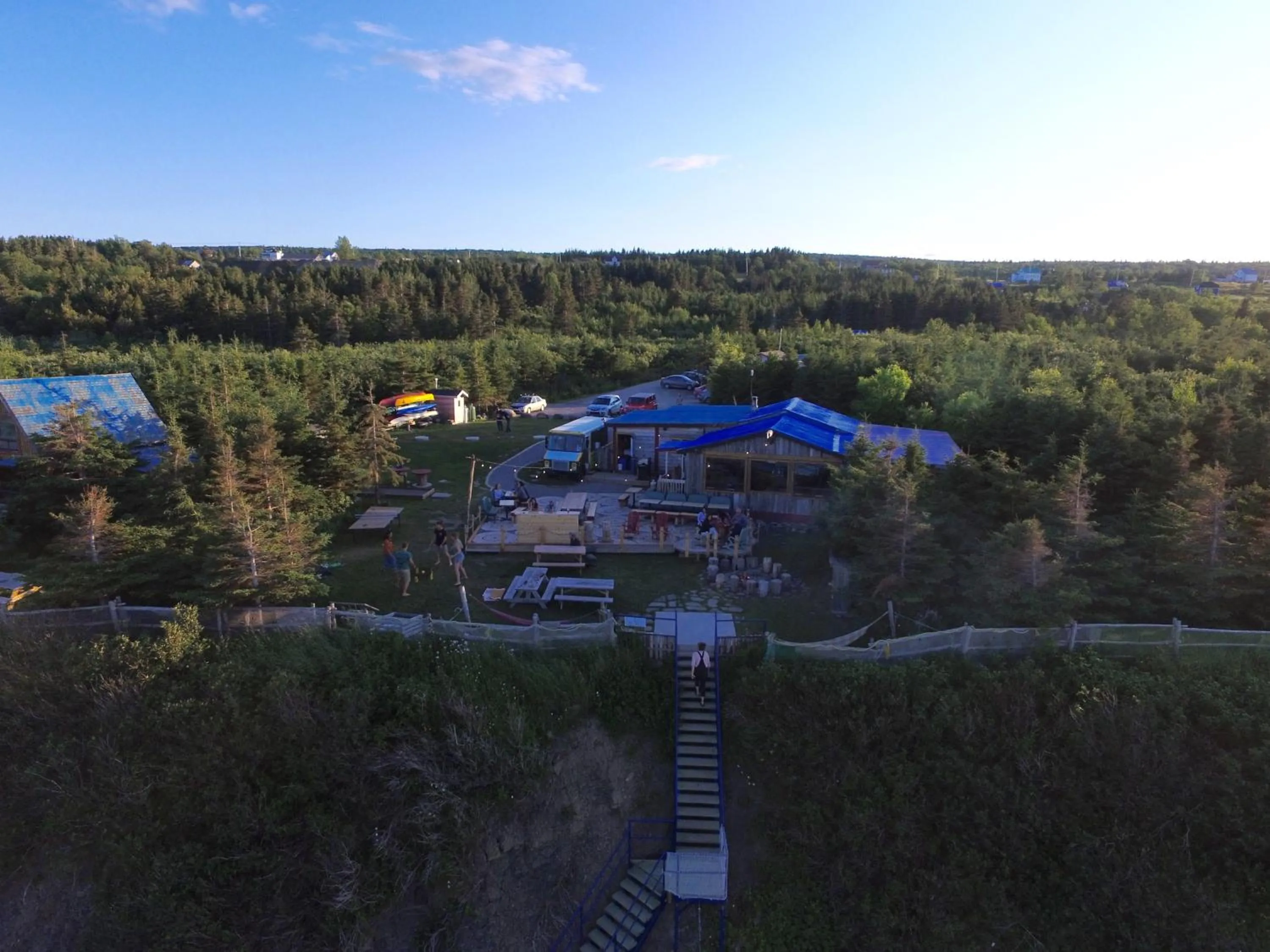 Bird's eye view in Auberge/Chalet Griffon Aventure