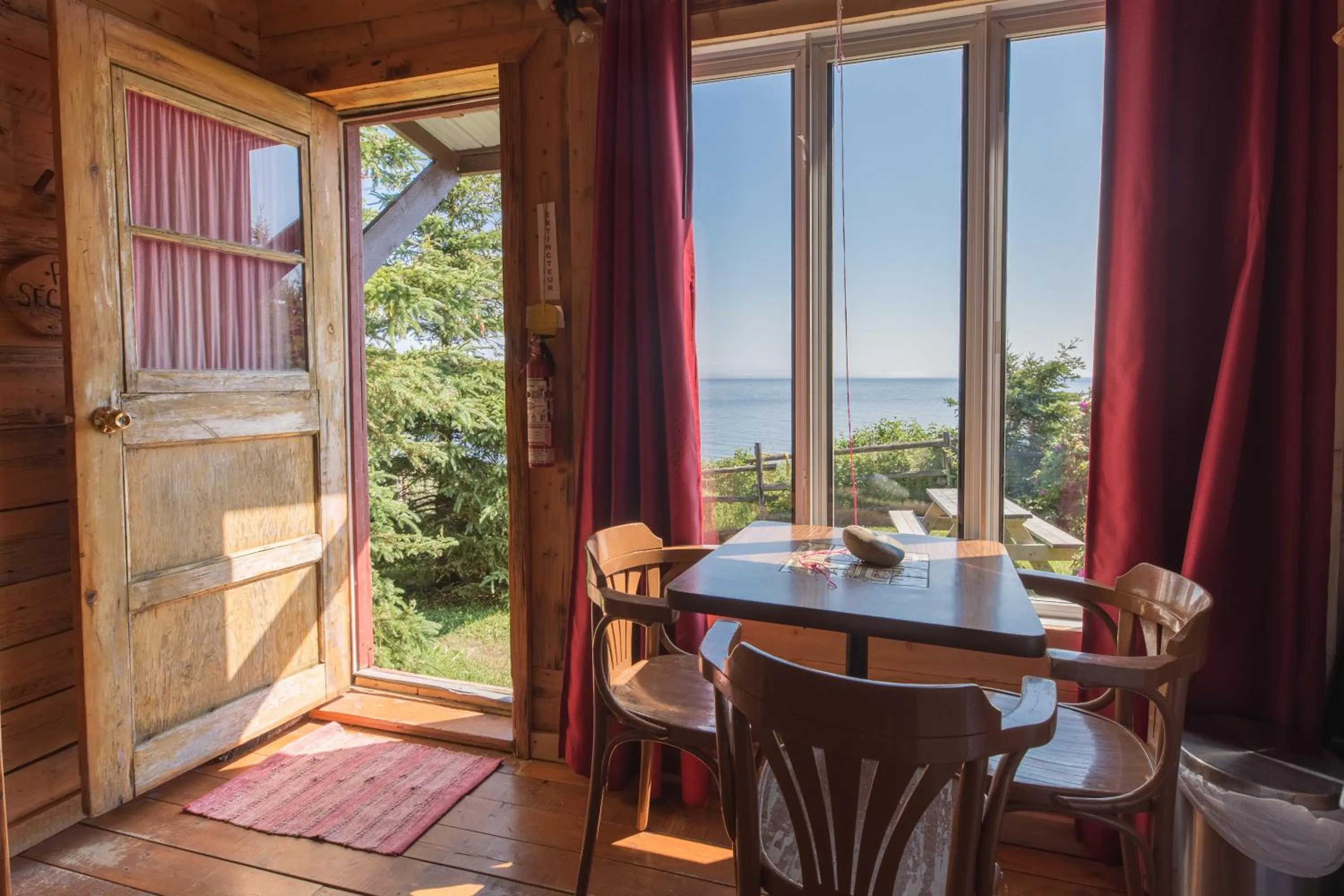 View (from property/room) in Auberge/Chalet Griffon Aventure